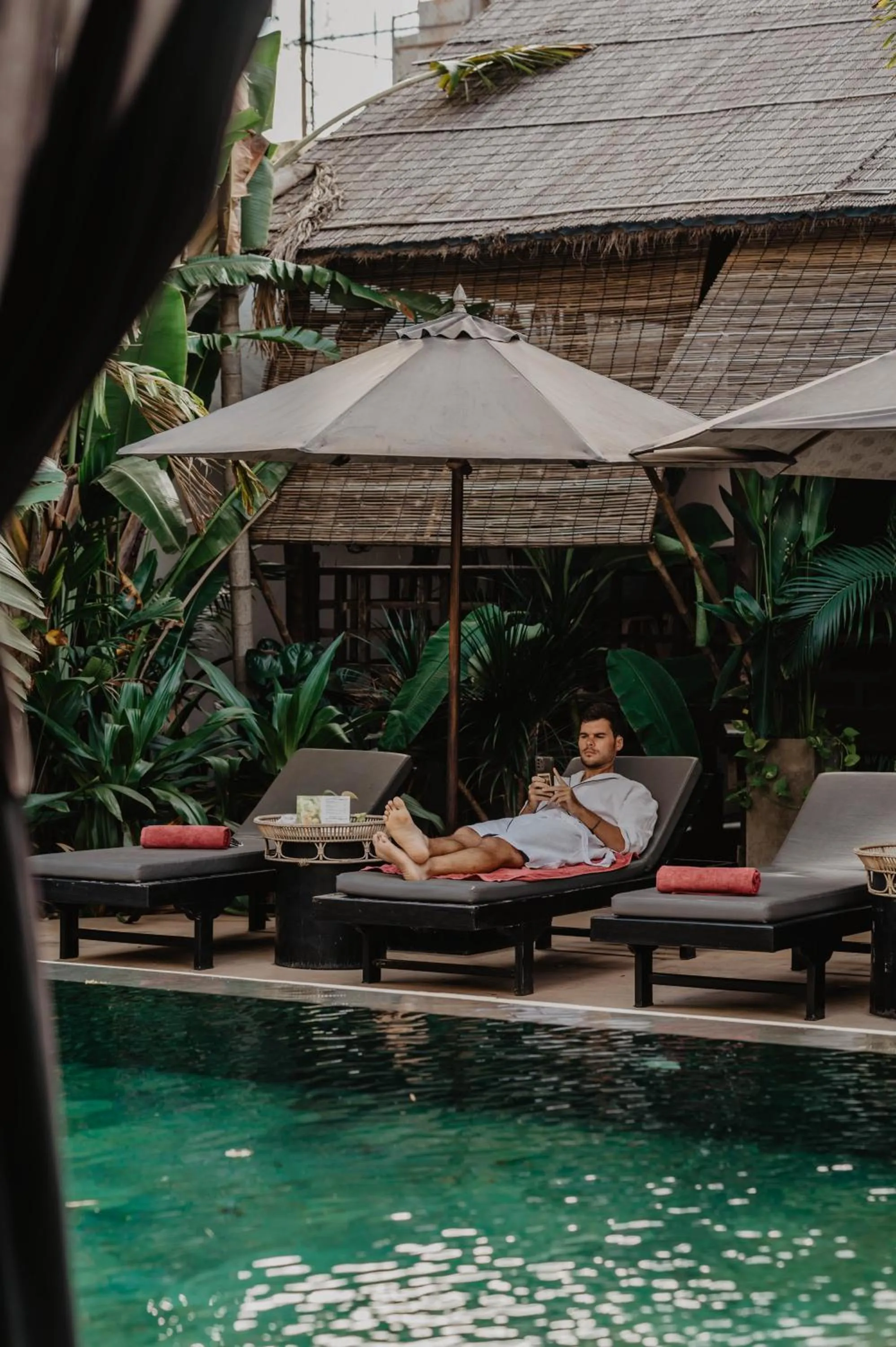 Swimming pool in La Bastide de Caro