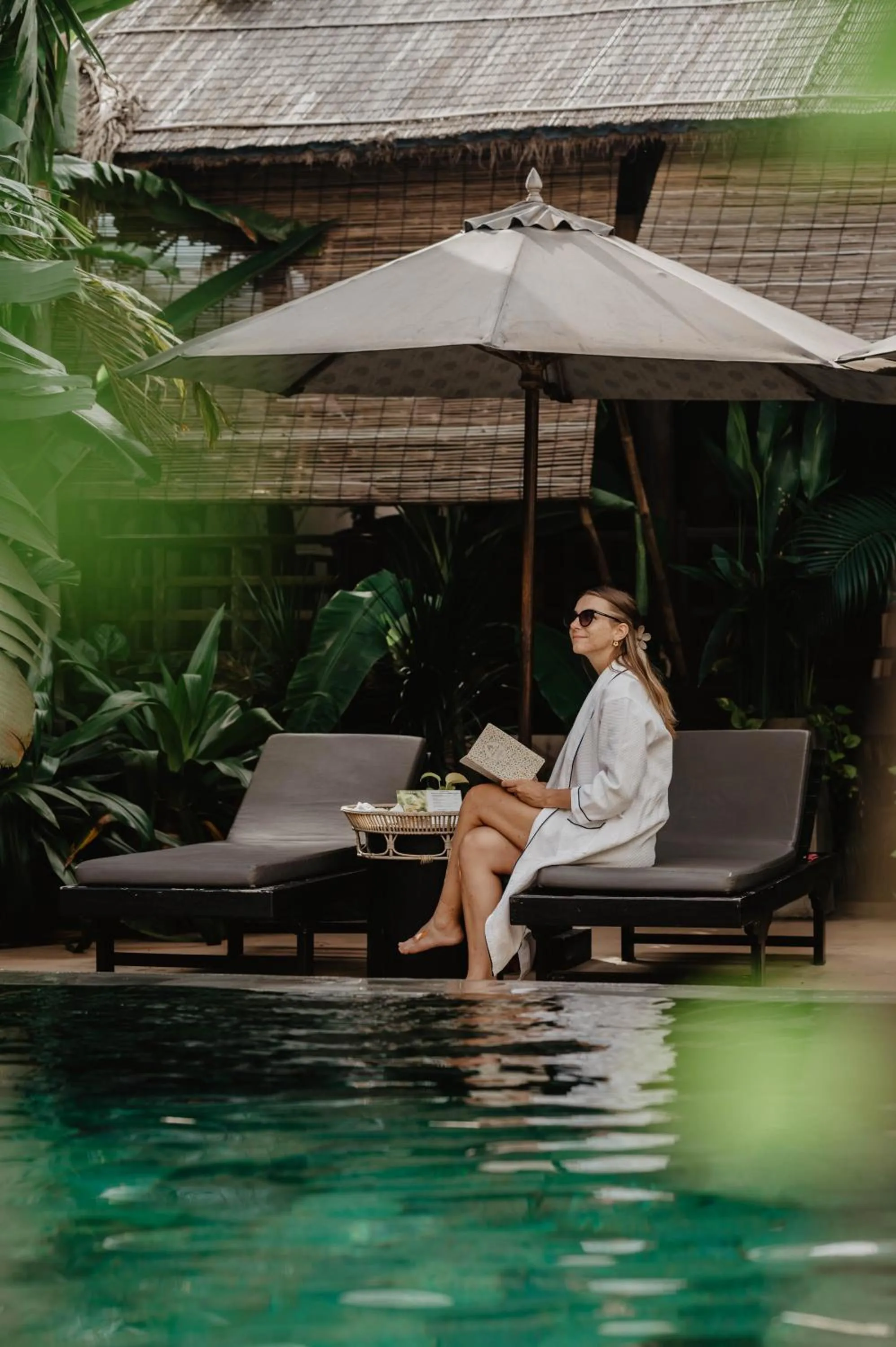 Swimming pool in La Bastide de Caro