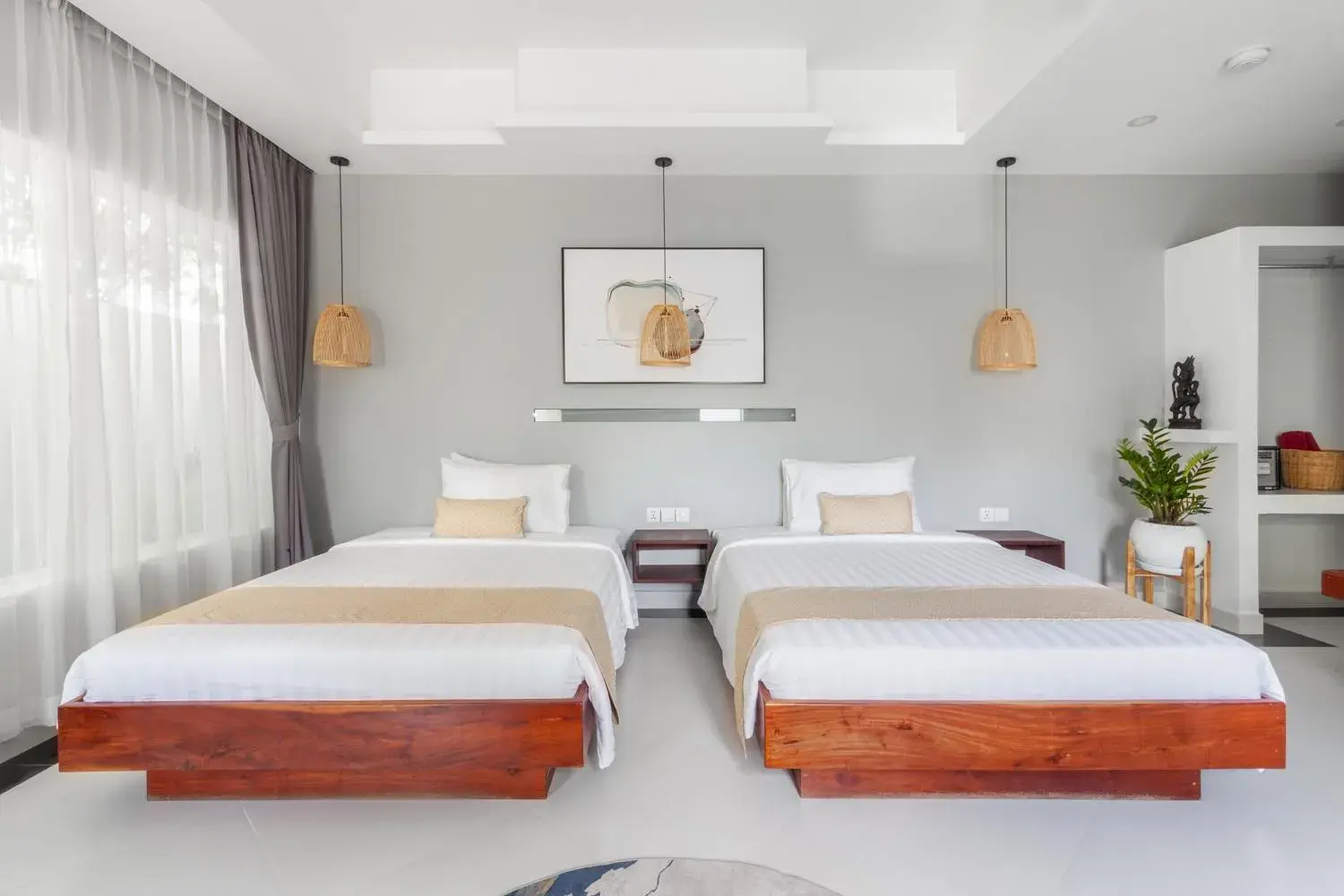 Bed in La Bastide de Caro Bed in La Bastide de Caro