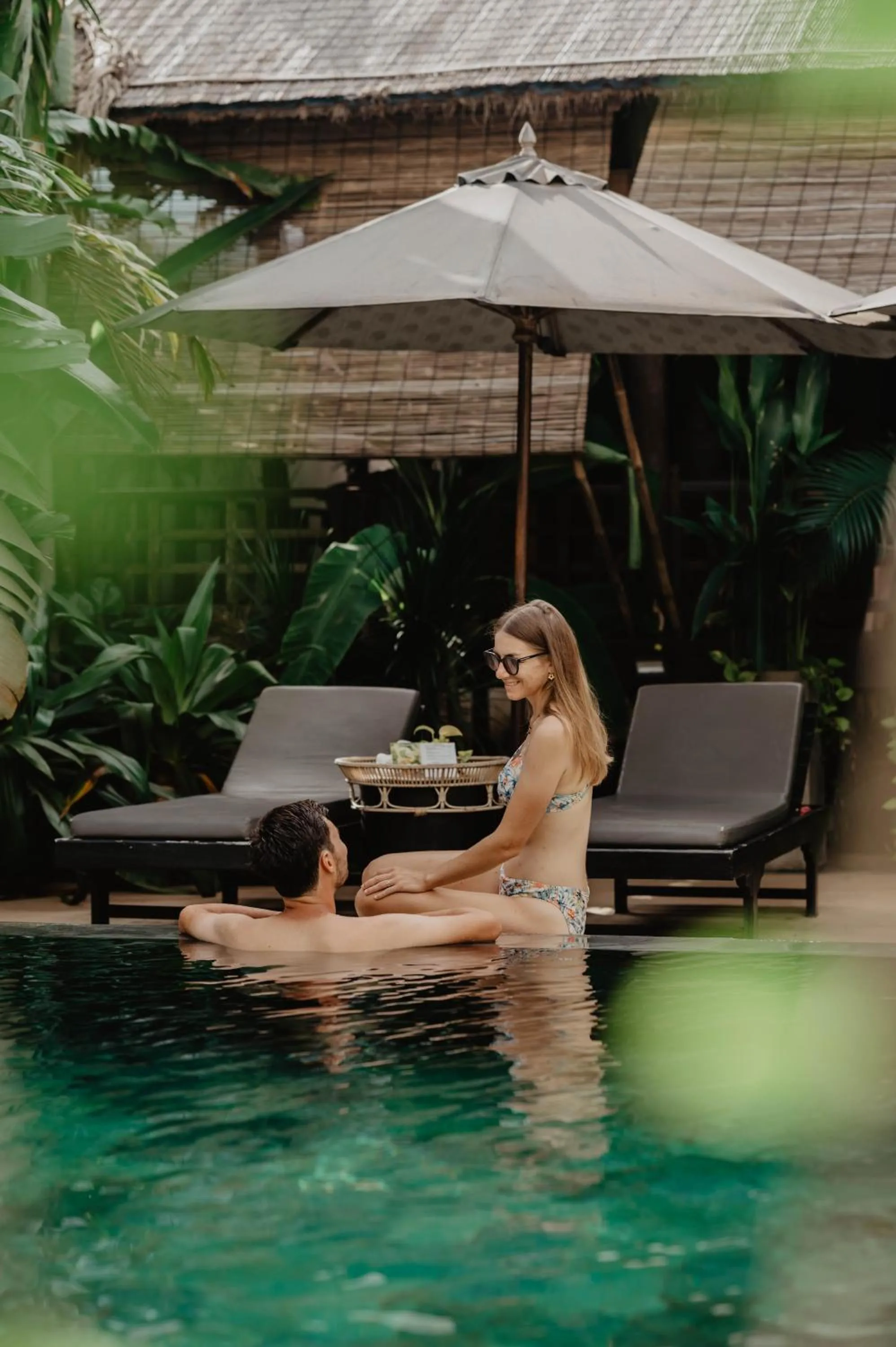 Swimming pool in La Bastide de Caro