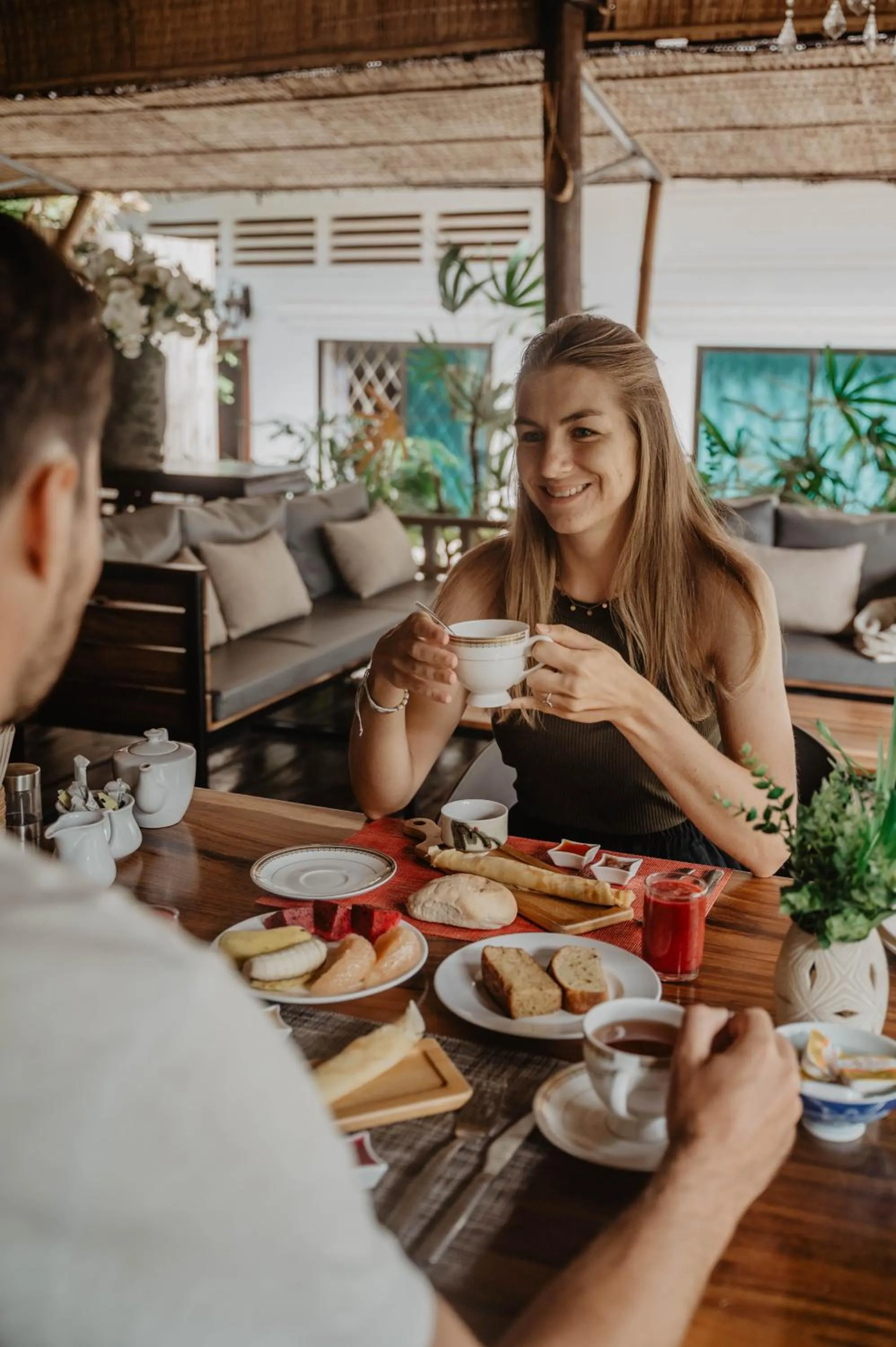 Breakfast in La Bastide de Caro