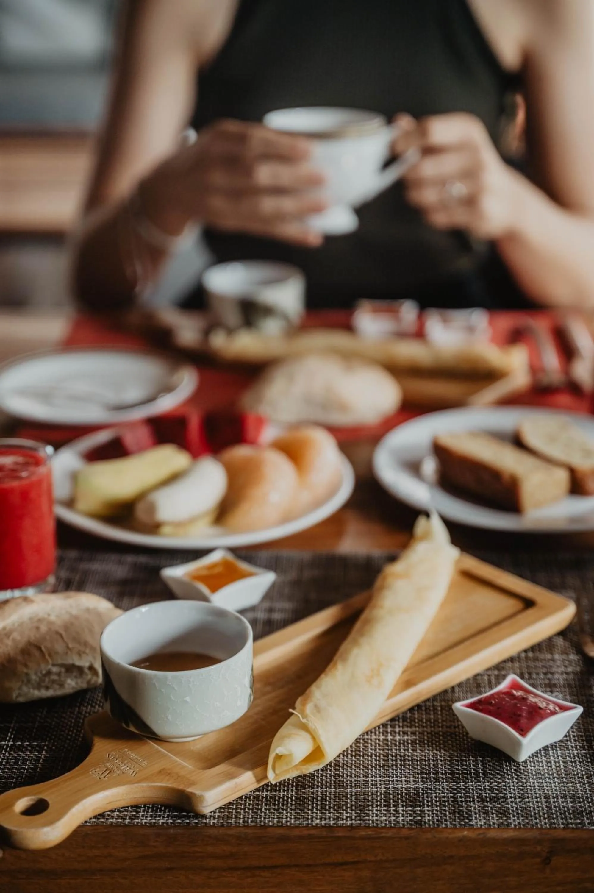 Breakfast in La Bastide de Caro