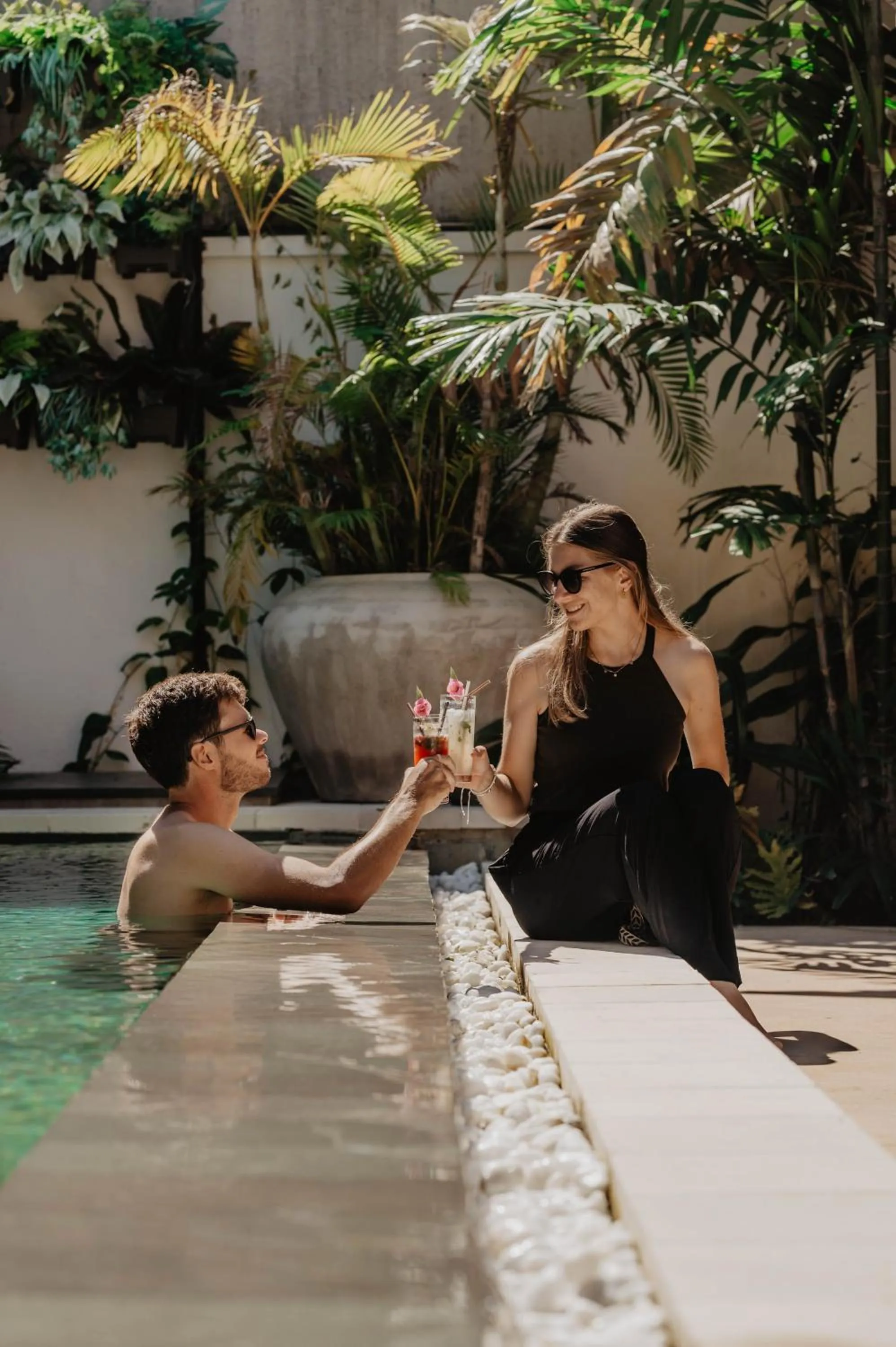 Swimming pool in La Bastide de Caro
