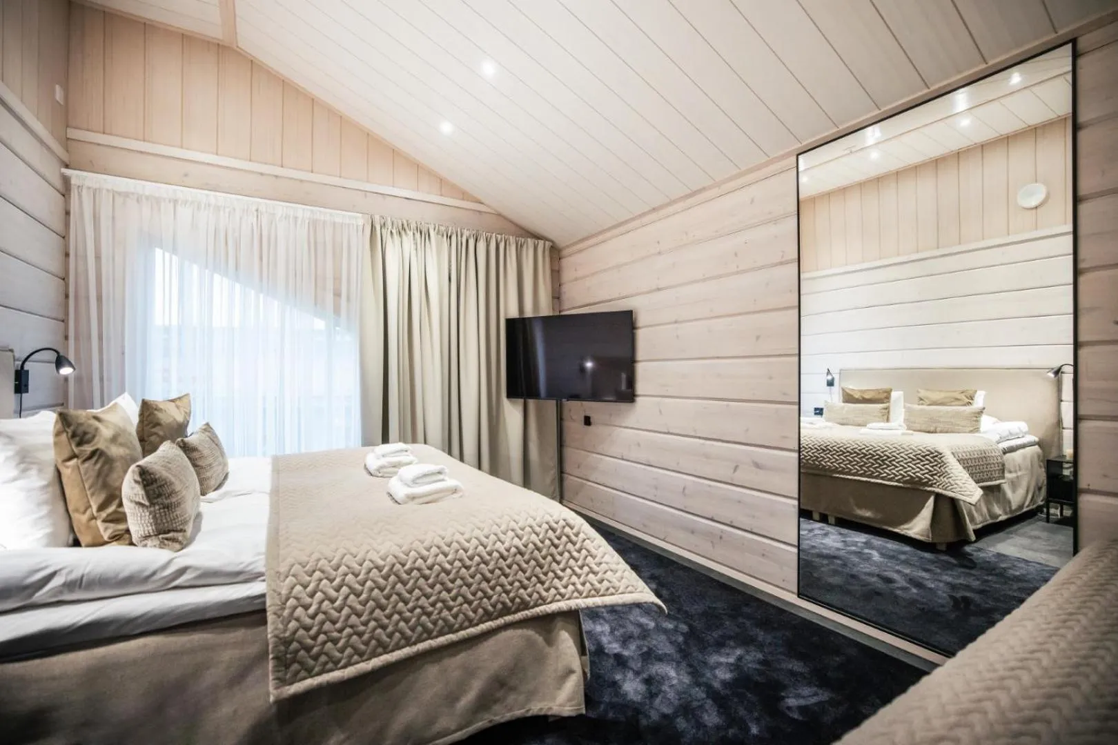 Bed in Santa's Luxury Apartment 2, Santa Claus Village