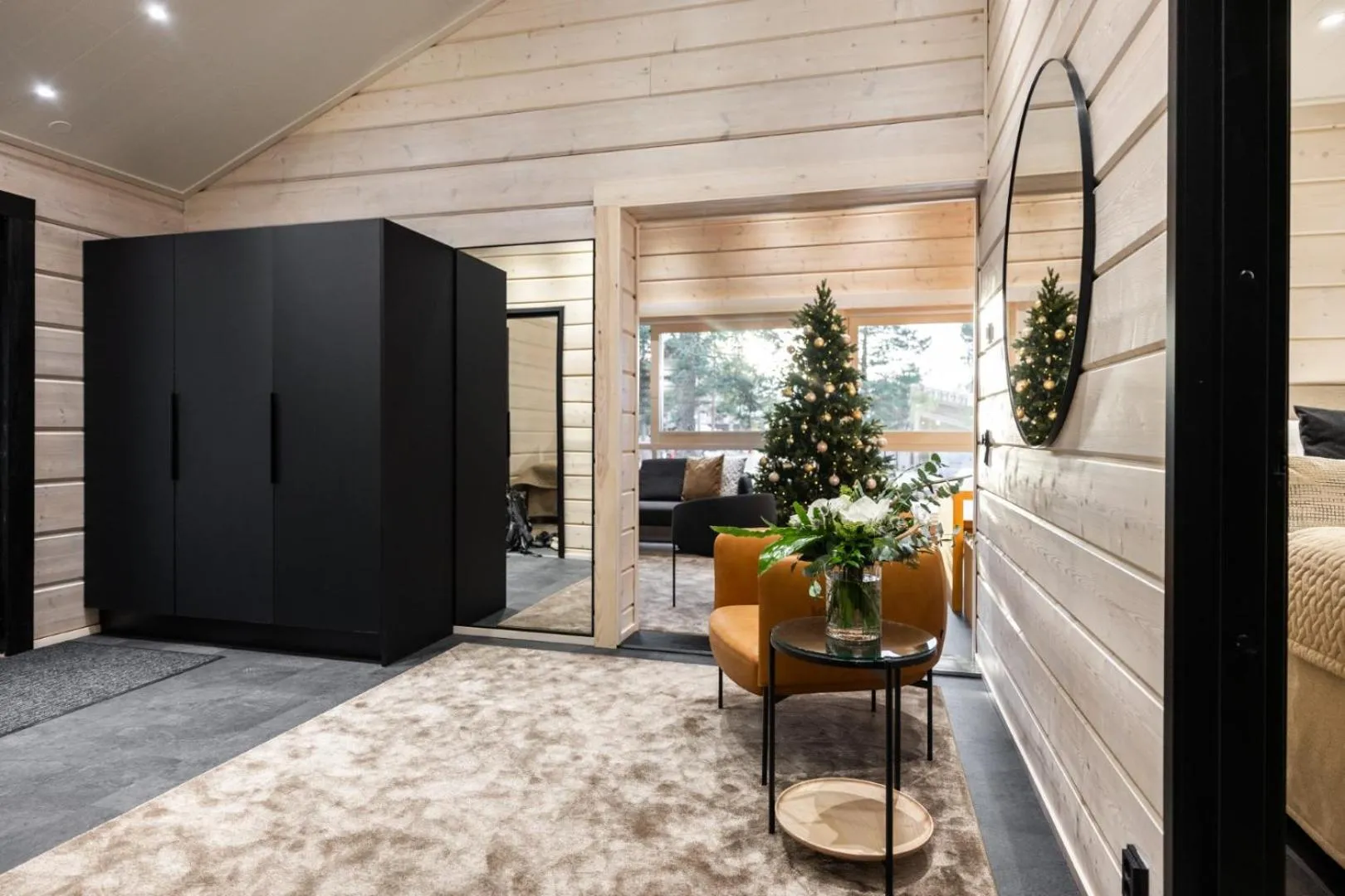 Bed in Santa's Luxury Apartment 2, Santa Claus Village