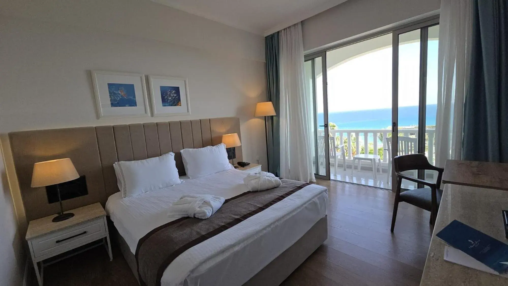 Bed in Denizkizi Hotel Bed in Denizkizi Hotel