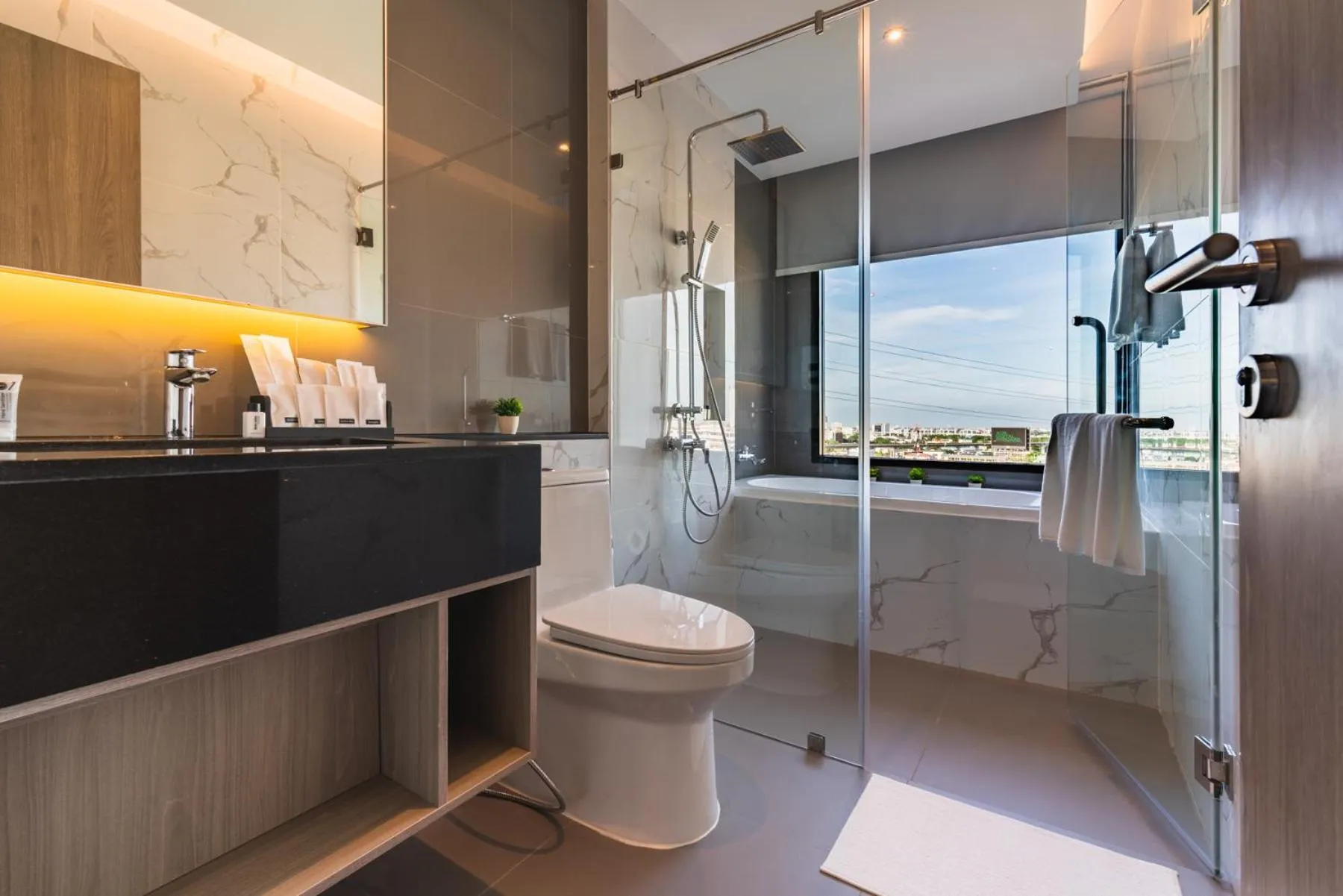 Bathroom in Thaya Hotel Bangkok