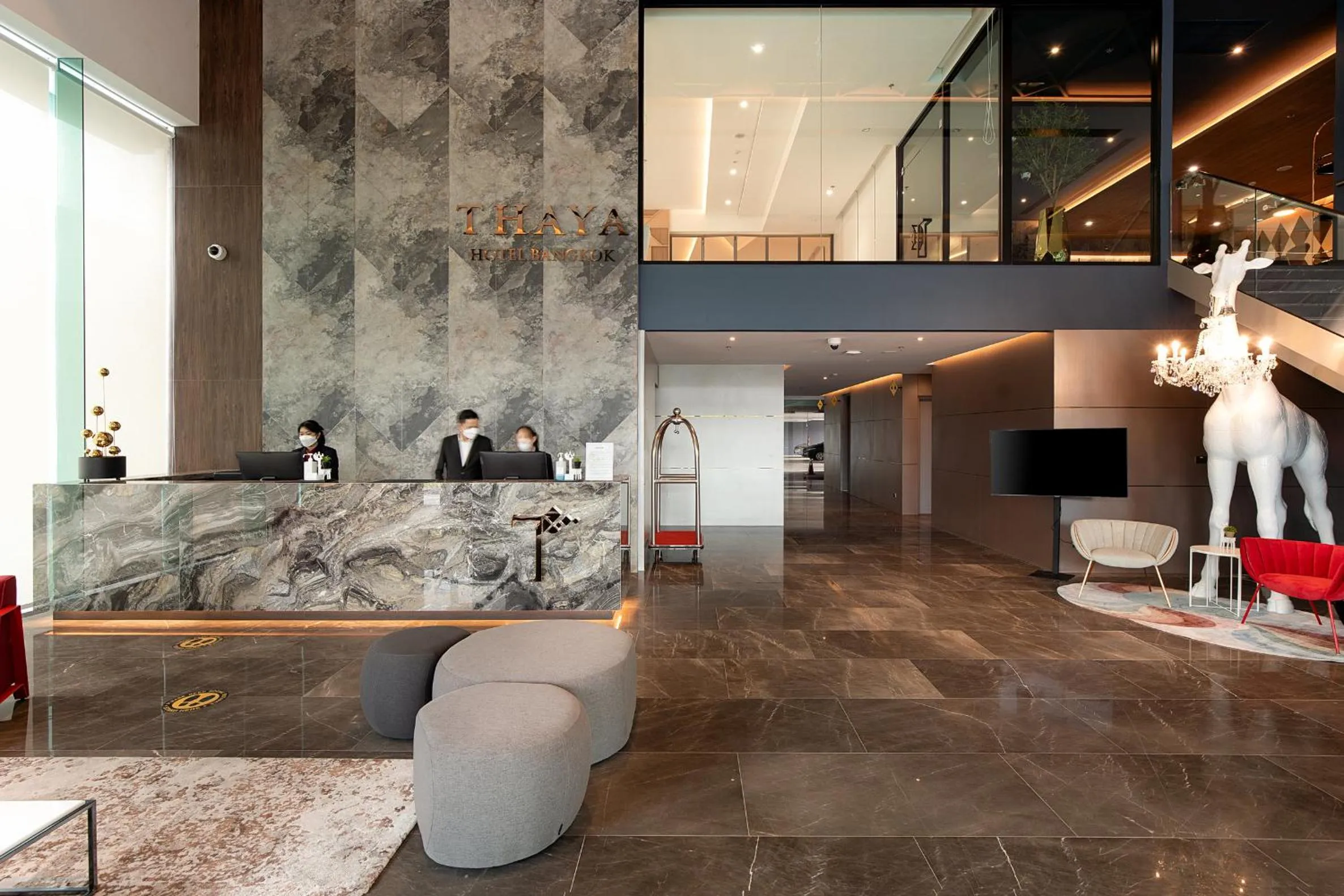 Lobby or reception in Thaya Hotel Bangkok