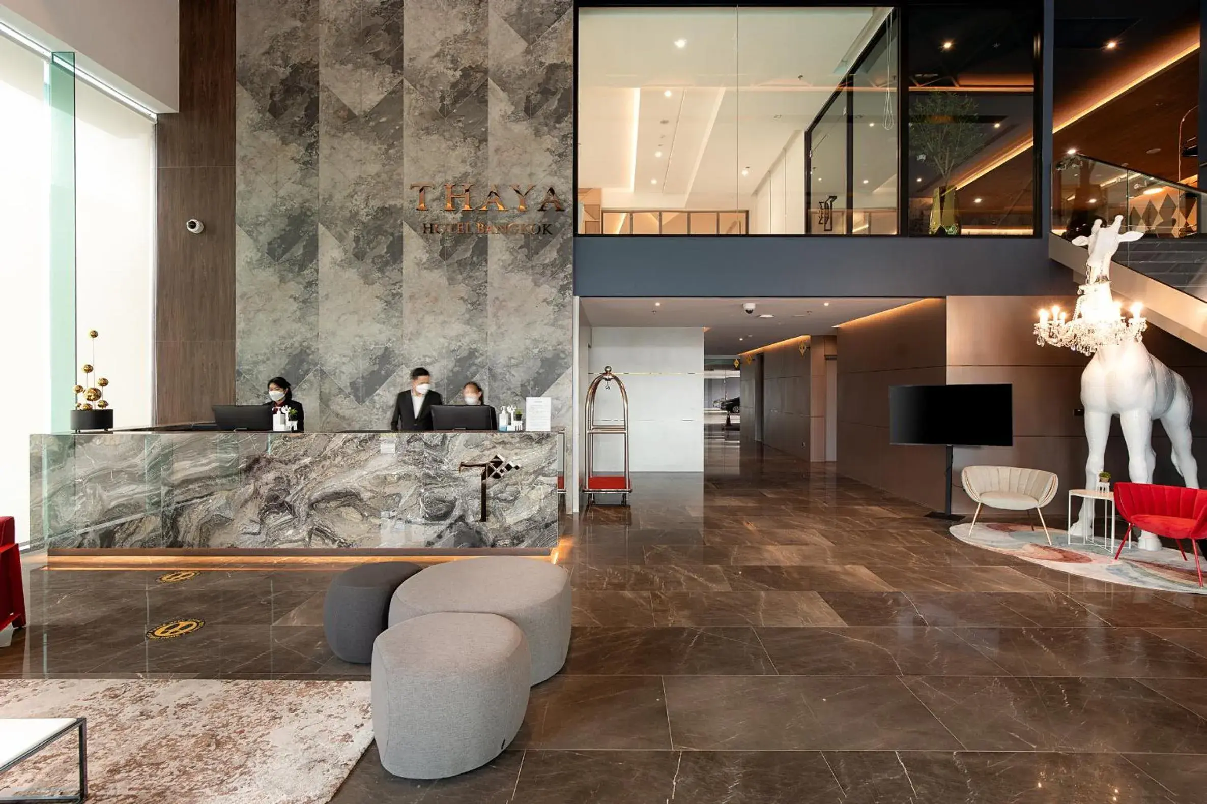 Lobby or reception in Thaya Hotel Bangkok Lobby or reception in Thaya Hotel Bangkok