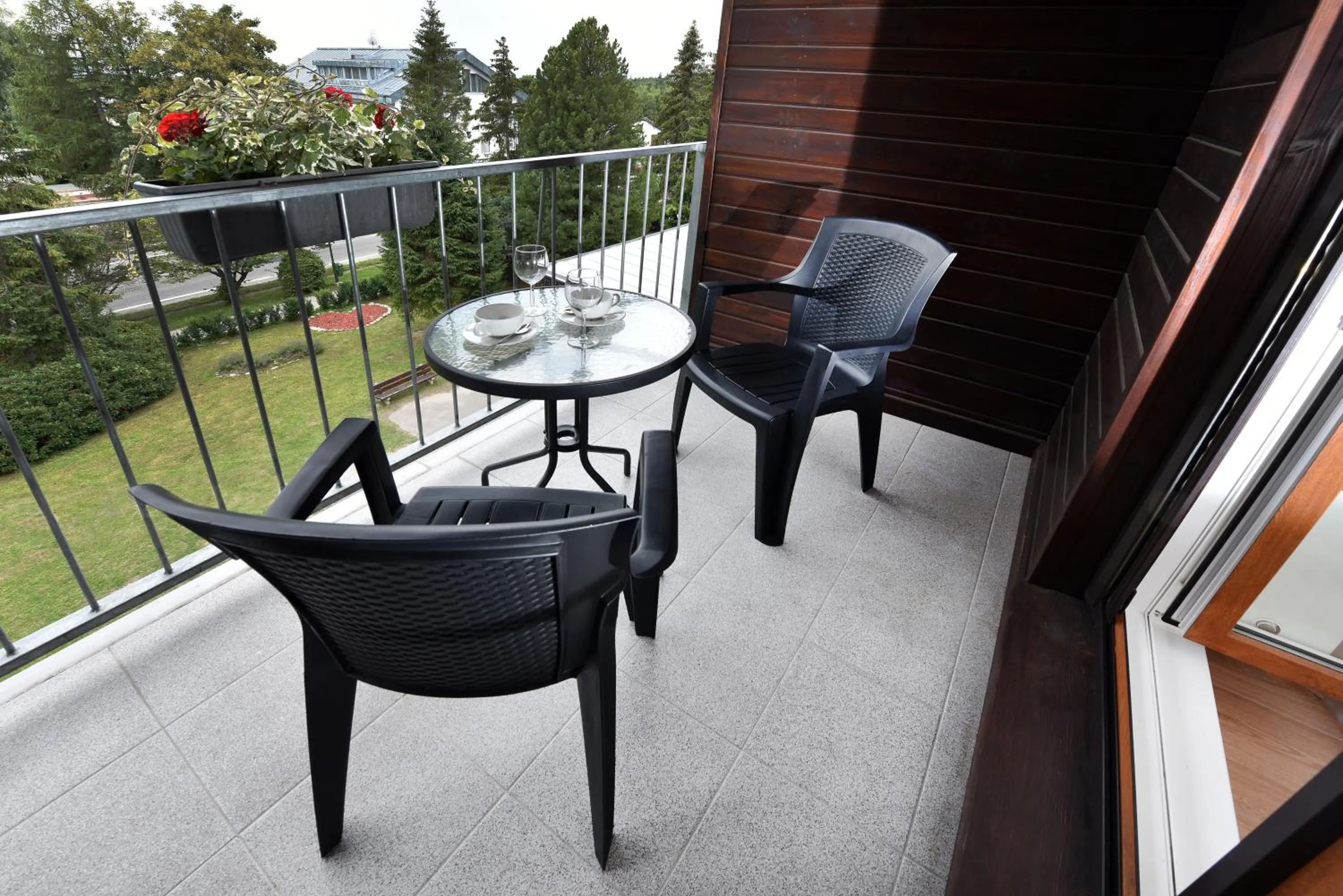 Balcony/Terrace in APLEND Hotel Lujza Major