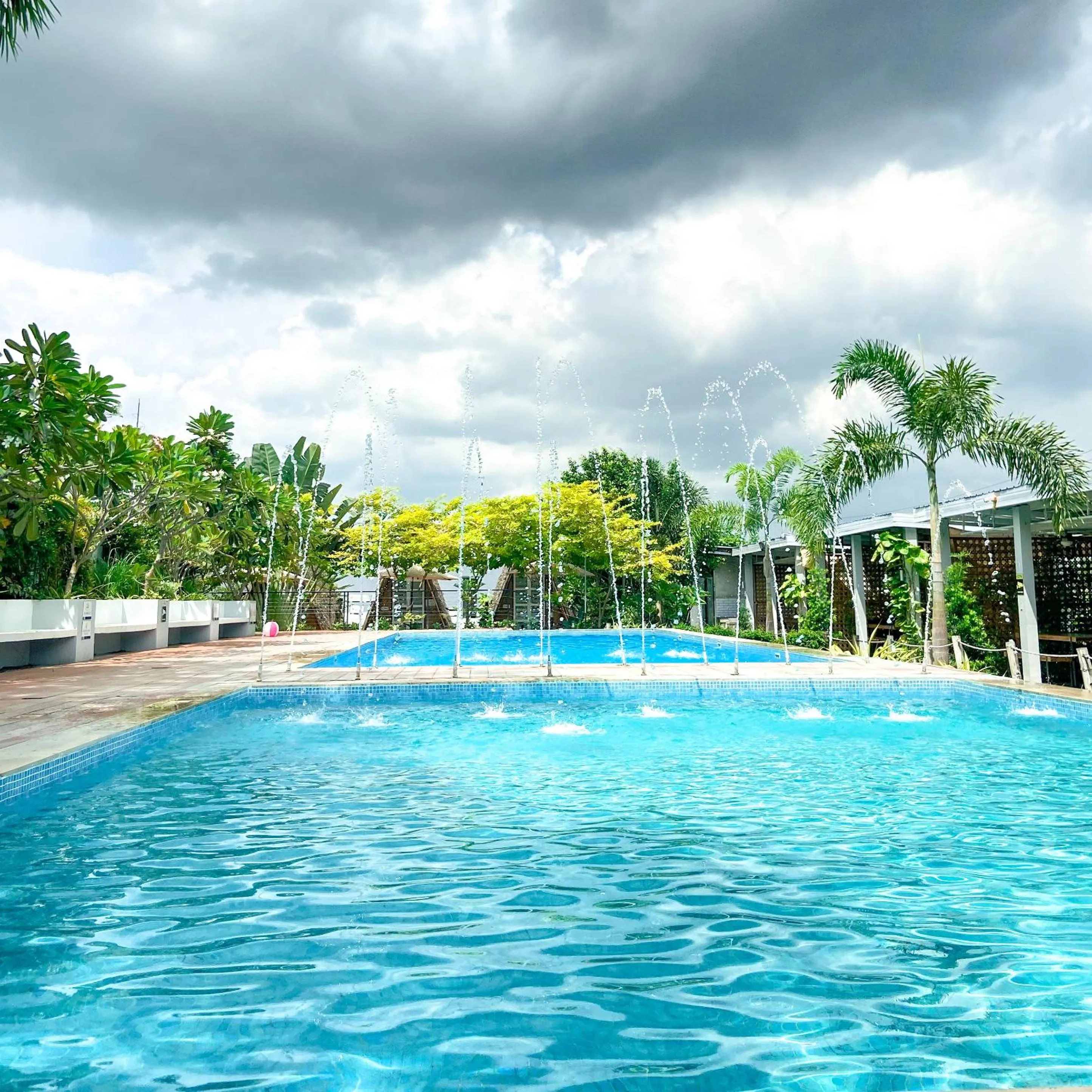 Pool view in Urban Oasis Resort, Tarlac