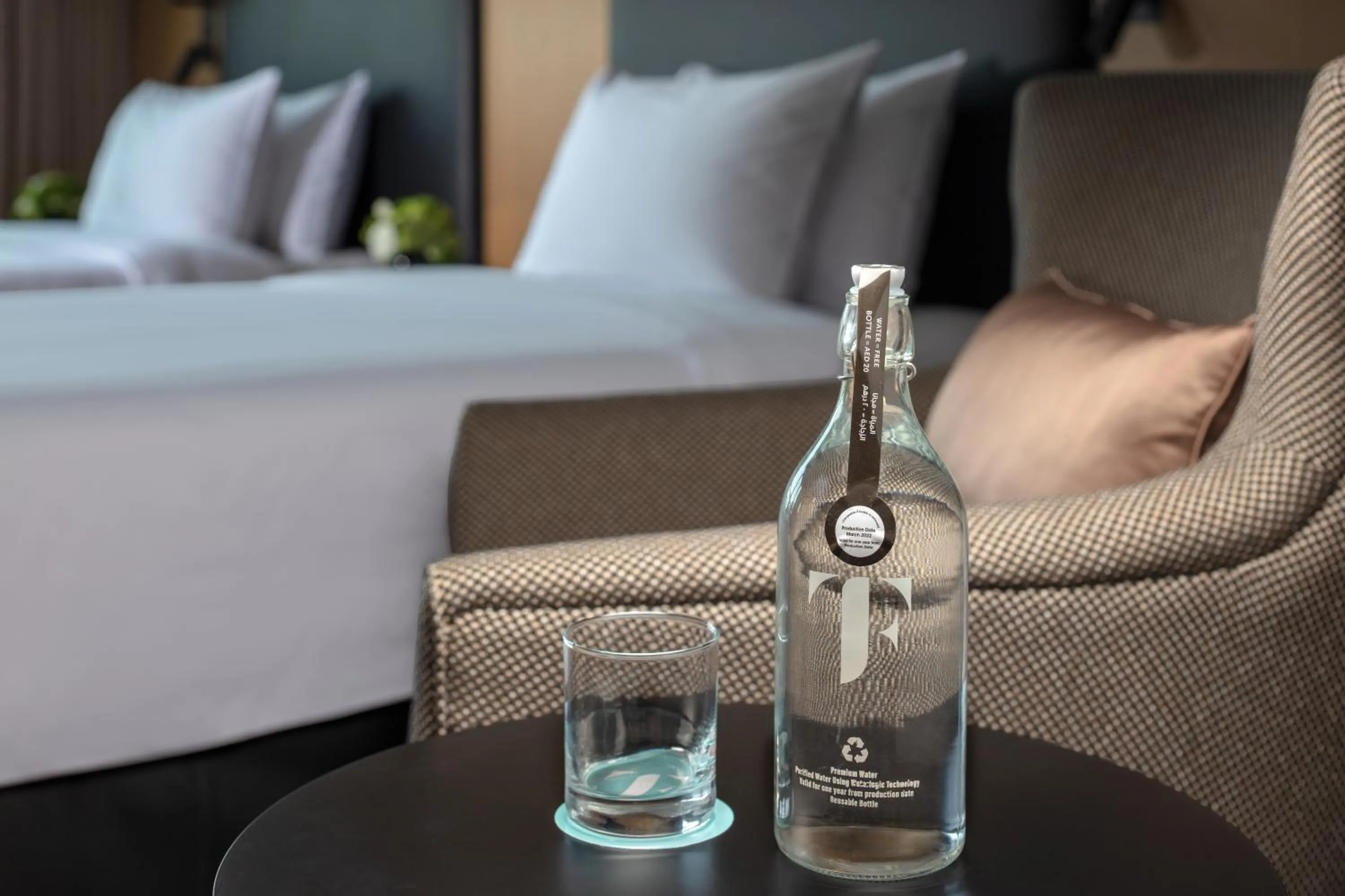 Bed in The First Collection Dubai Business Bay