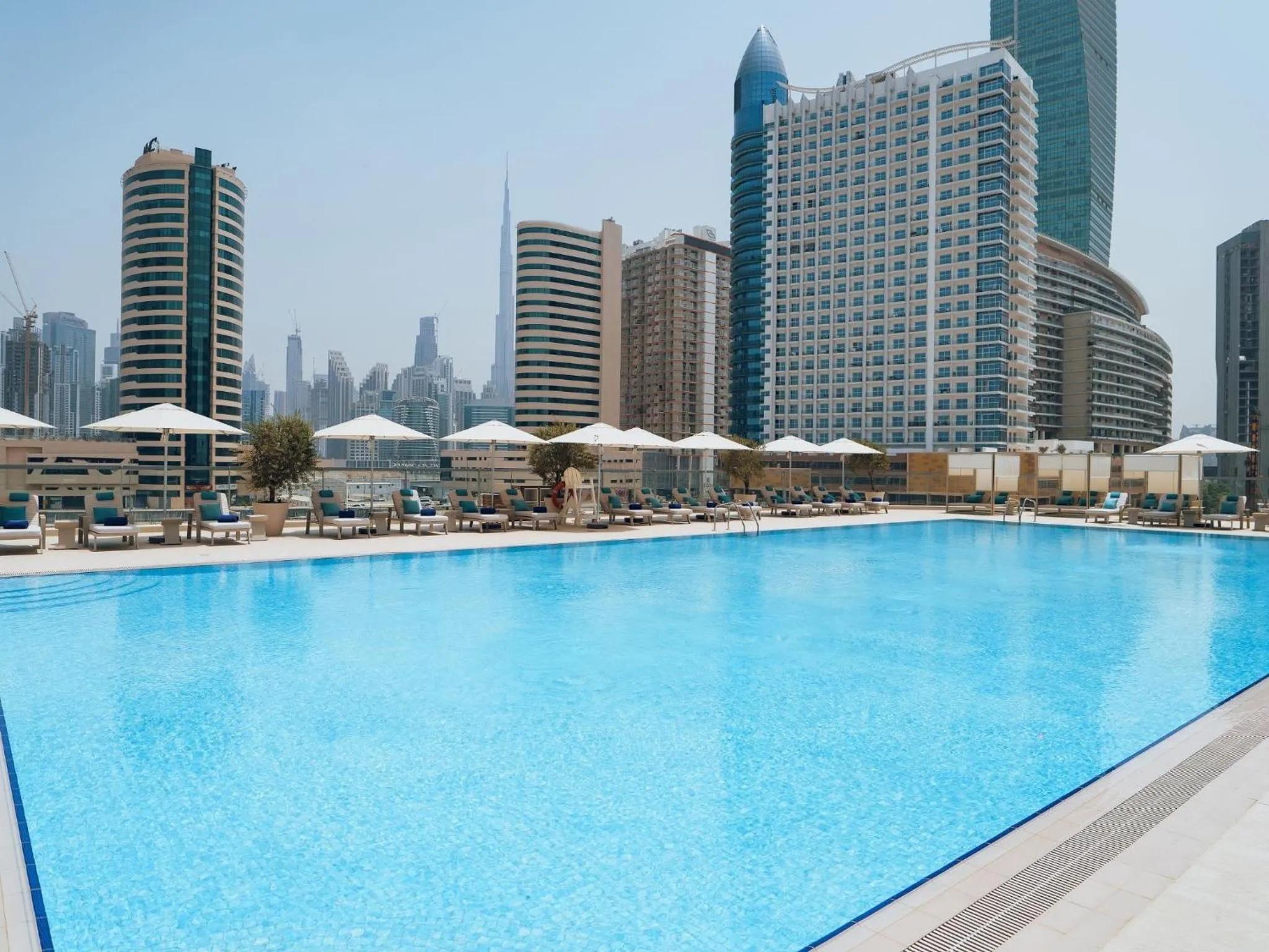 Swimming pool in The First Collection Dubai Business Bay