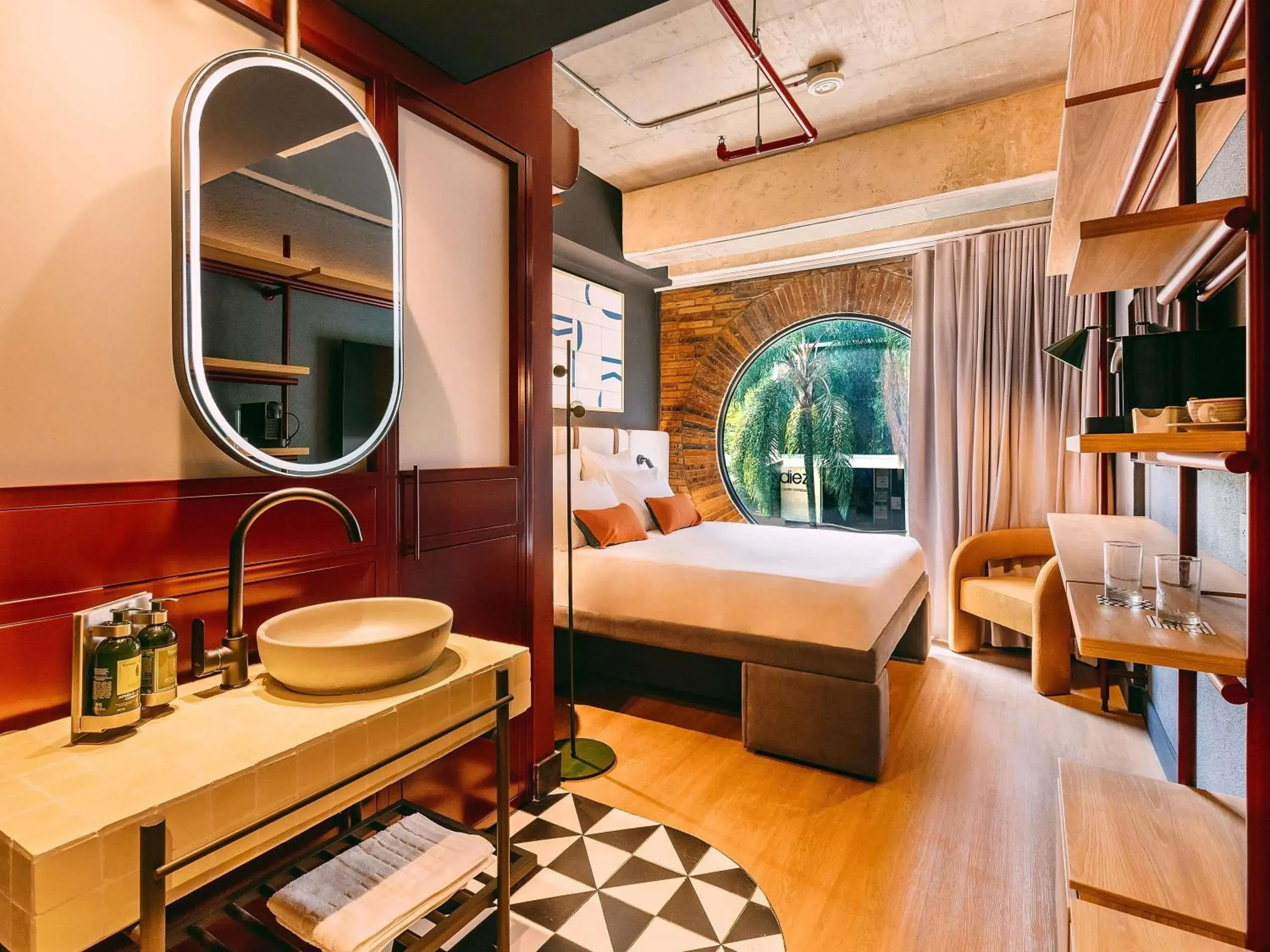 Bedroom, Bed in Tribe Medellín Bedroom, Bed in Tribe Medellín