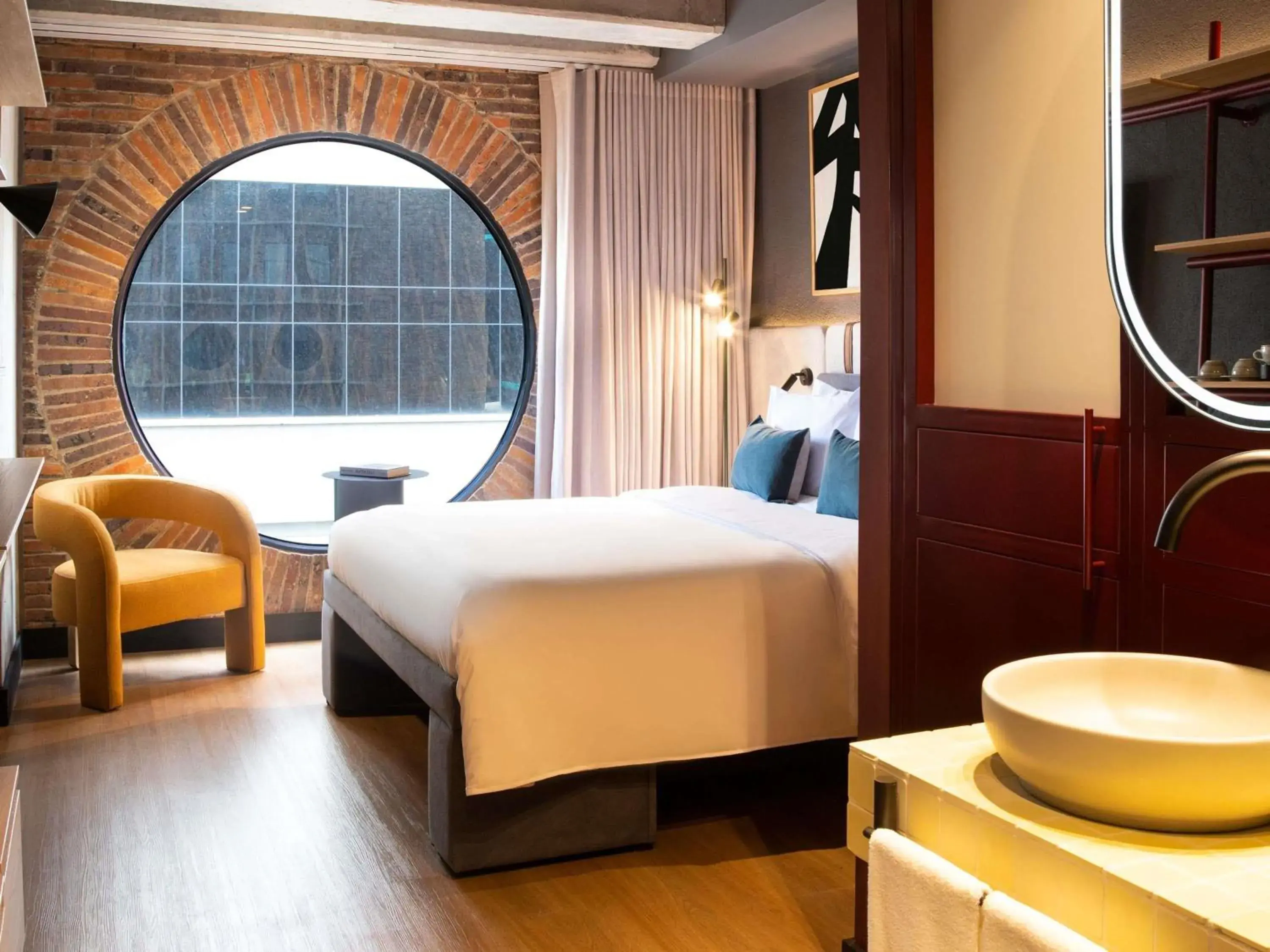 Bedroom, Bed in Tribe Medellín Bedroom, Bed in Tribe Medellín