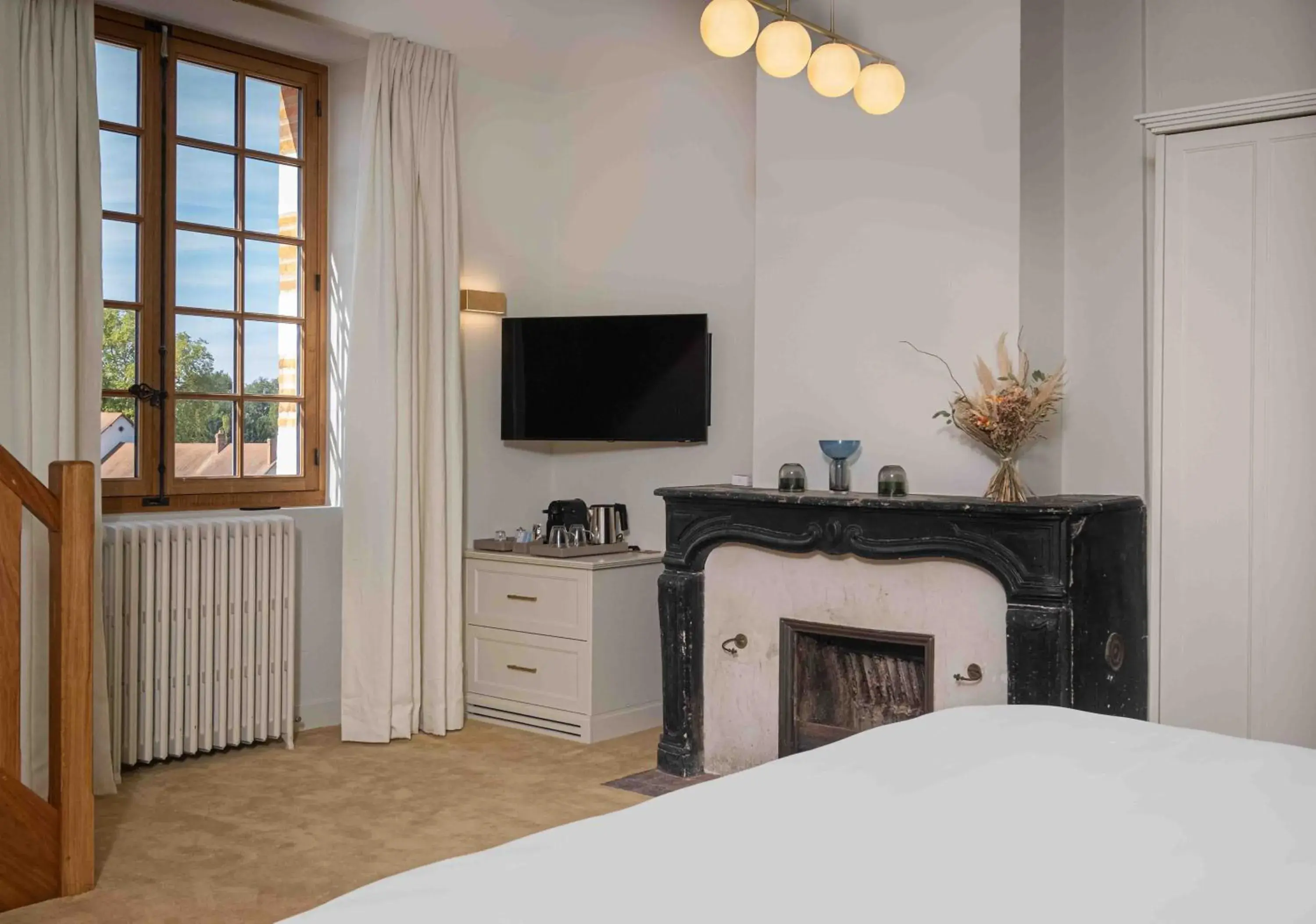 Bed in La Borde en Sologne Château & Spa Bed in La Borde en Sologne Château & Spa