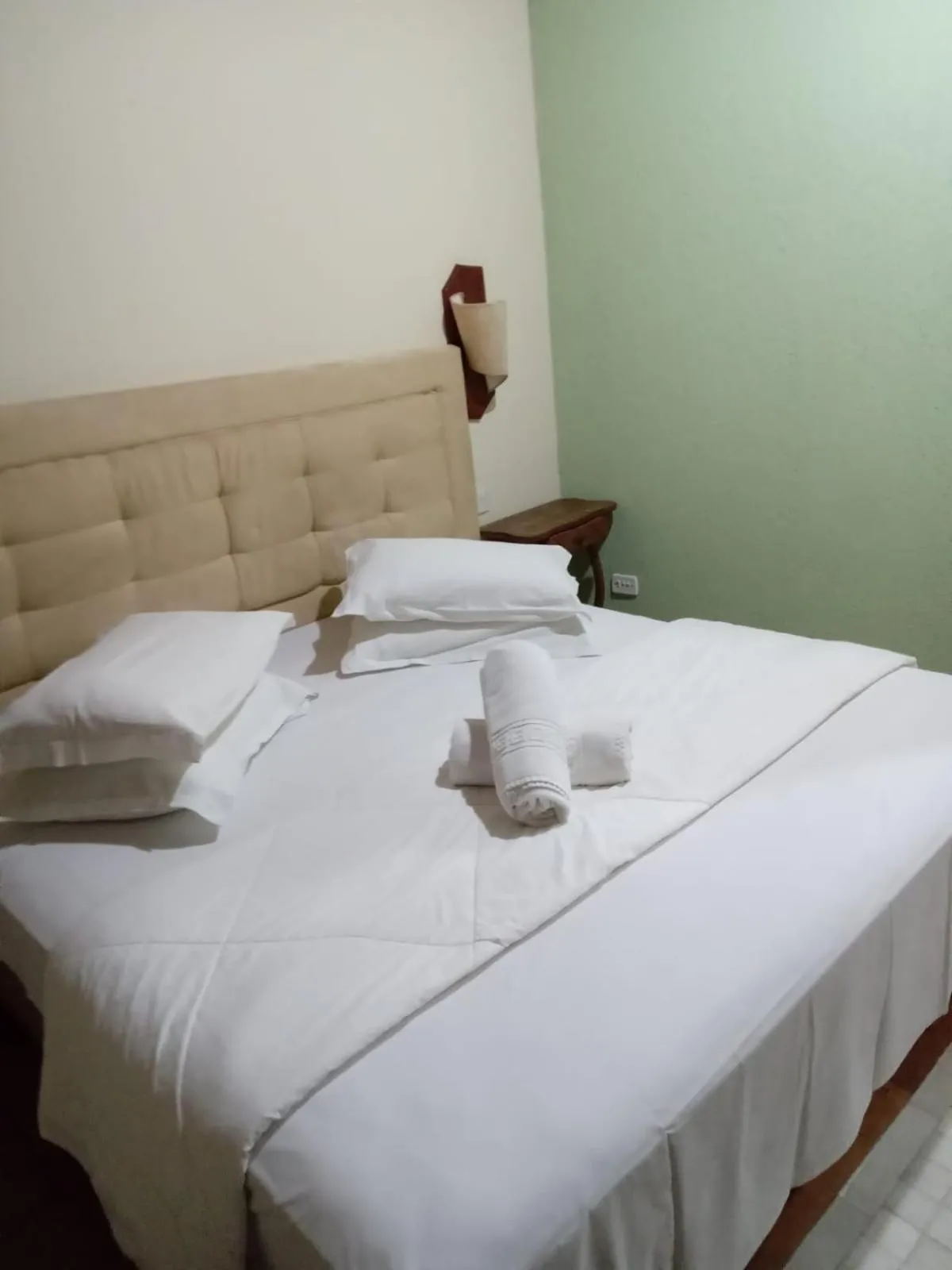 Bed in Pousada Le Lieu