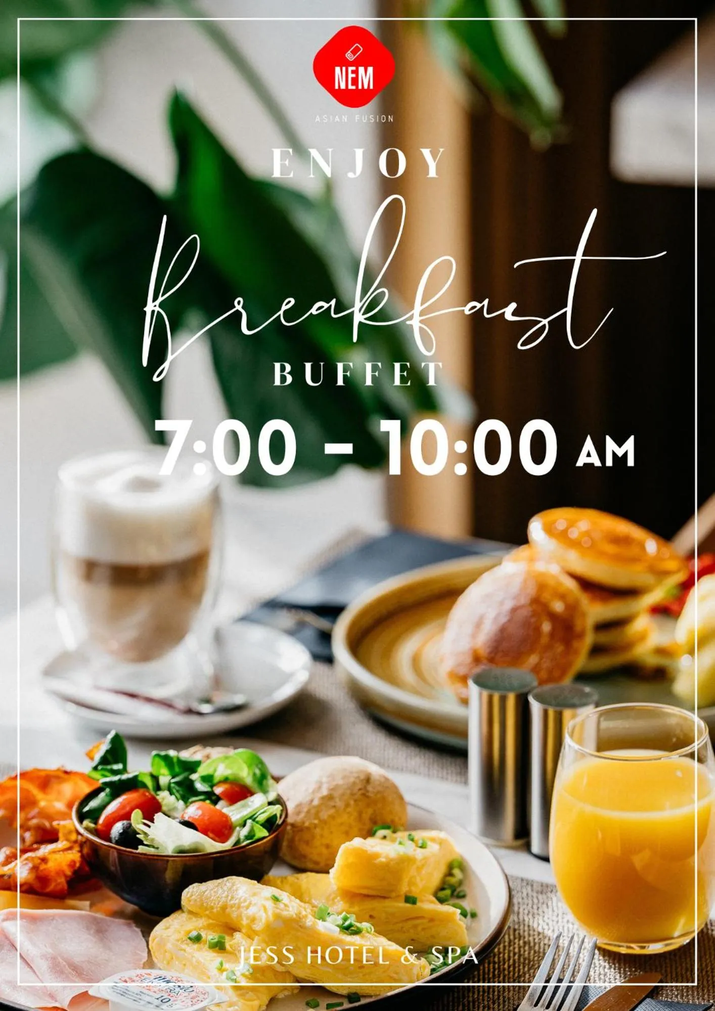 Breakfast in Jess Hotel & Spa Warsaw Old Town