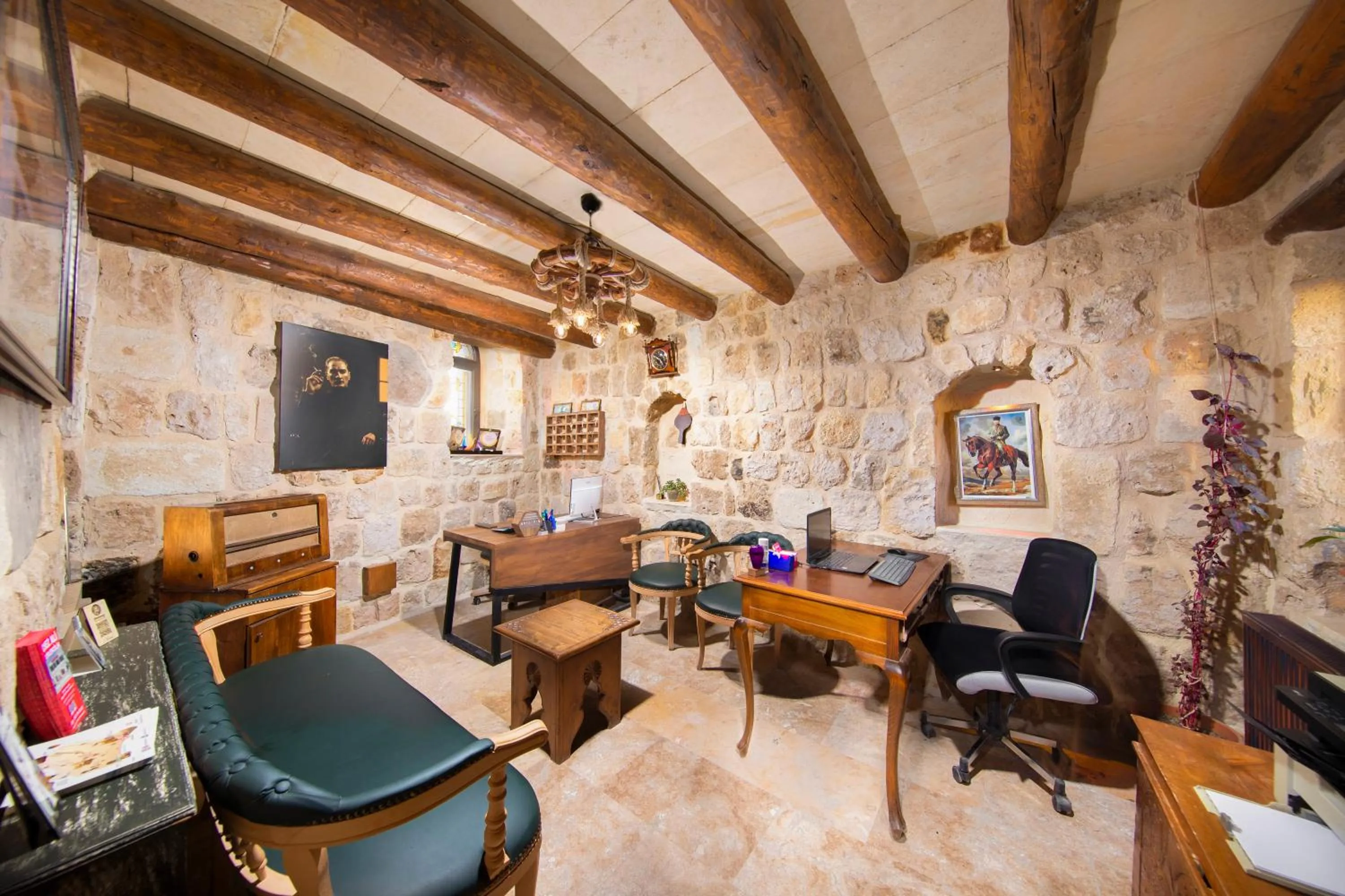 Lobby or reception in Dionysos Cave Cappadocia Hotel