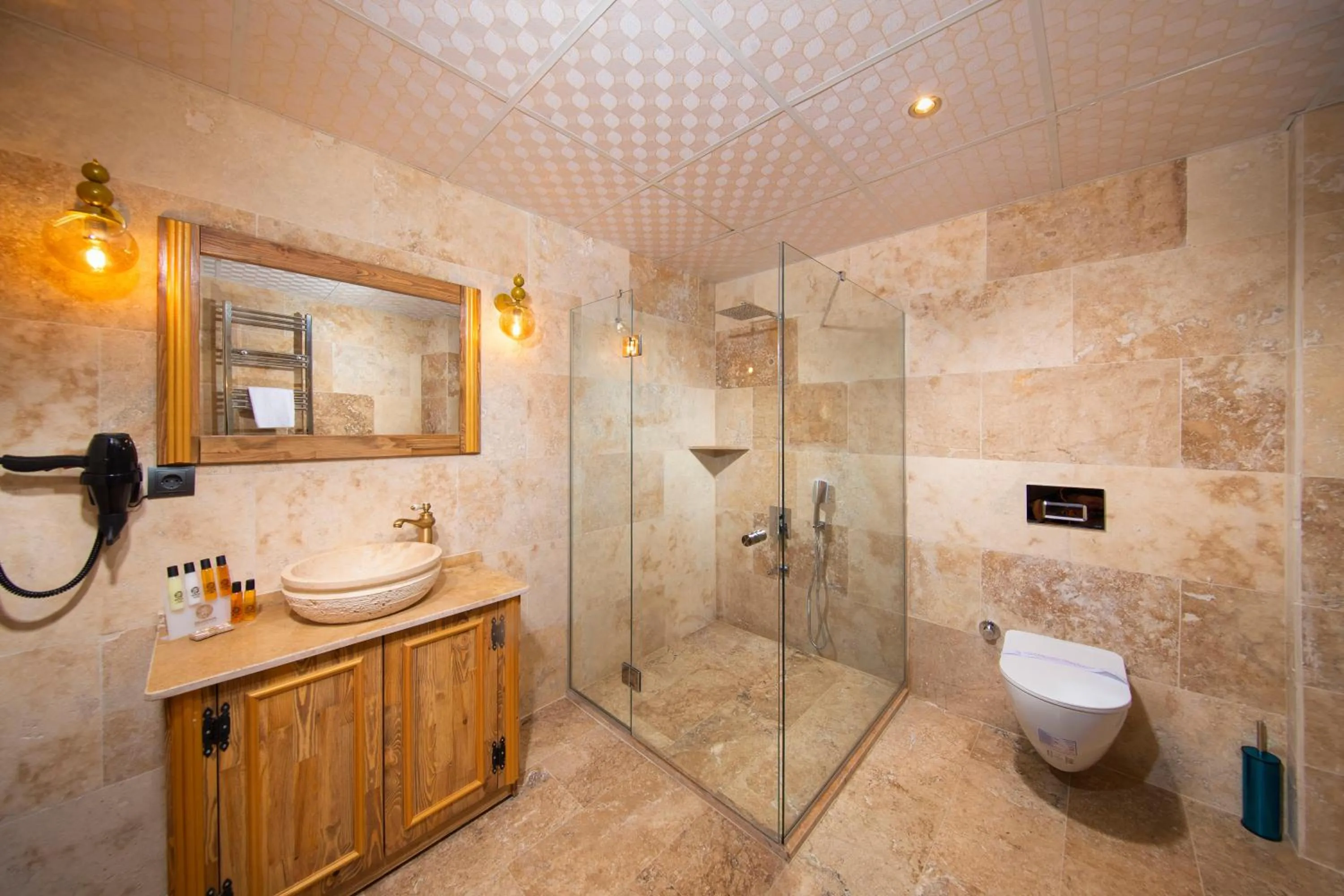 Bathroom in Dionysos Cave Cappadocia Hotel