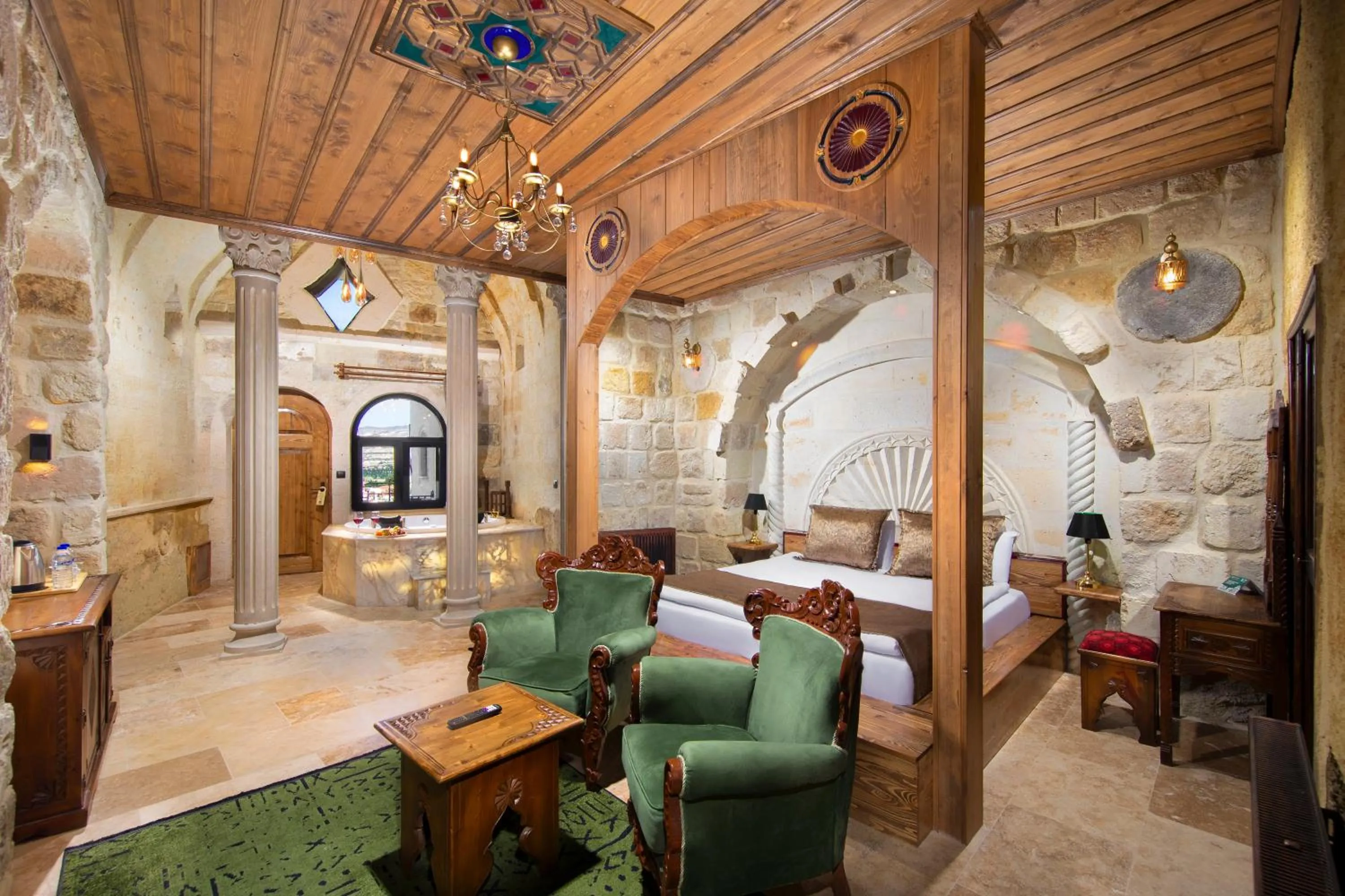 Photo of the whole room in Dionysos Cave Cappadocia Hotel
