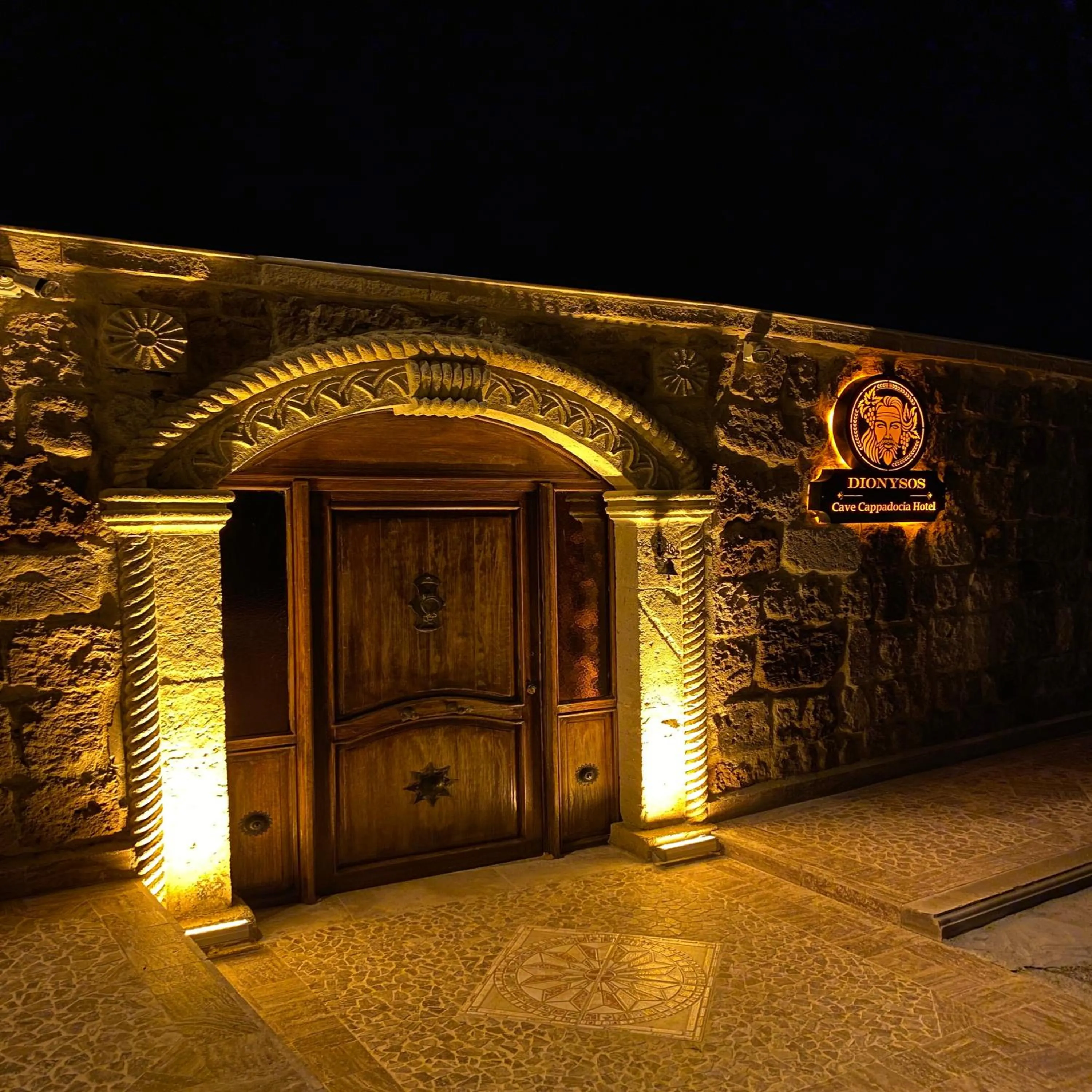 Facade/entrance in Dionysos Cave Cappadocia Hotel