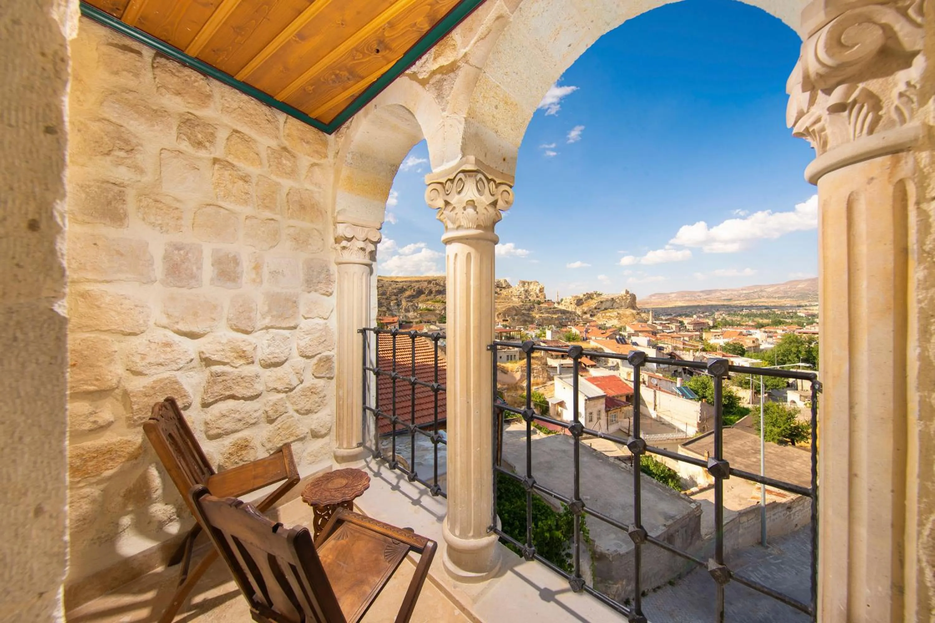 Balcony/Terrace in Dionysos Cave Cappadocia Hotel