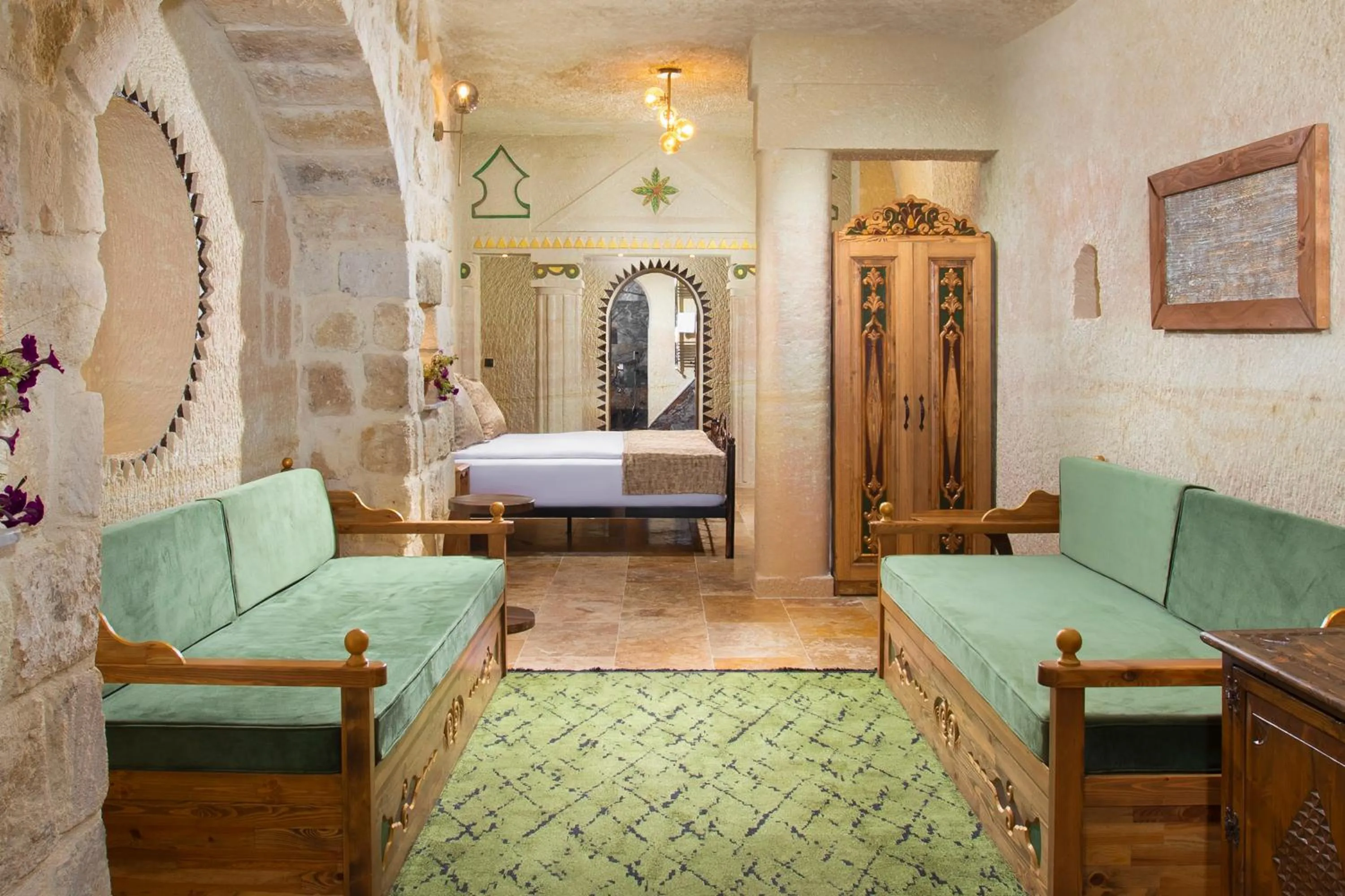 Bedroom, Bed in Dionysos Cave Cappadocia Hotel