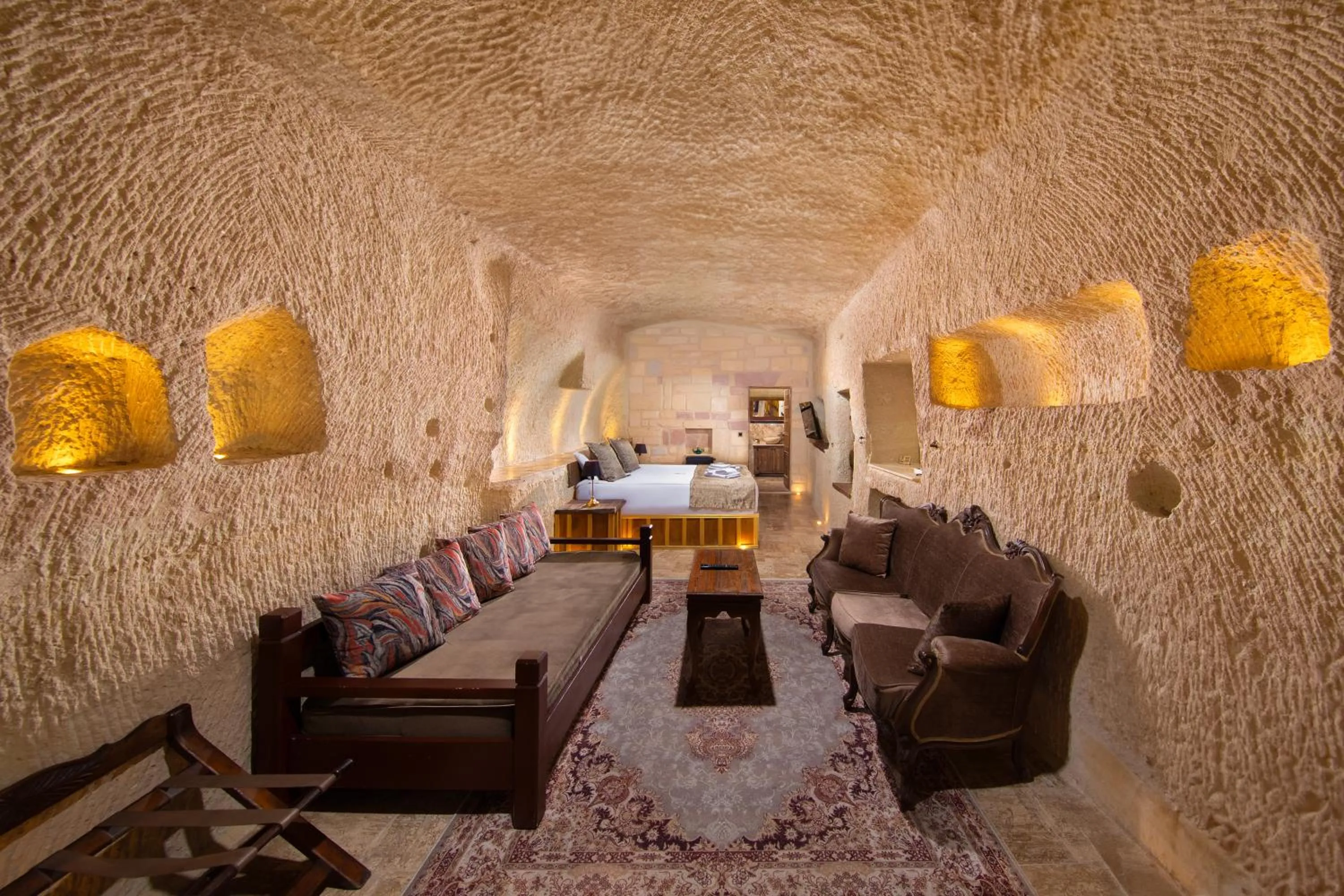 Photo of the whole room in Dionysos Cave Cappadocia Hotel