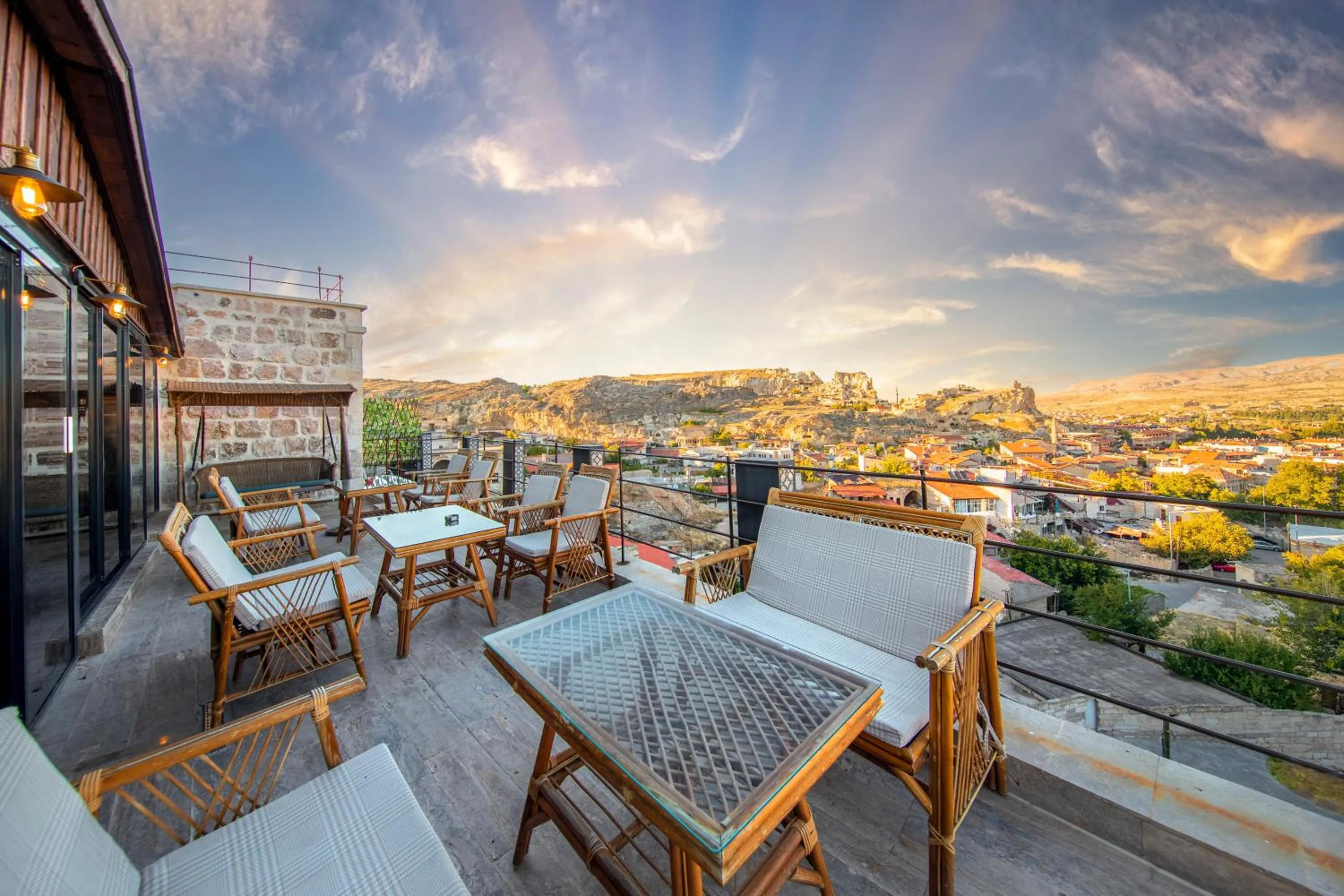 Balcony/Terrace in Dionysos Cave Cappadocia Hotel