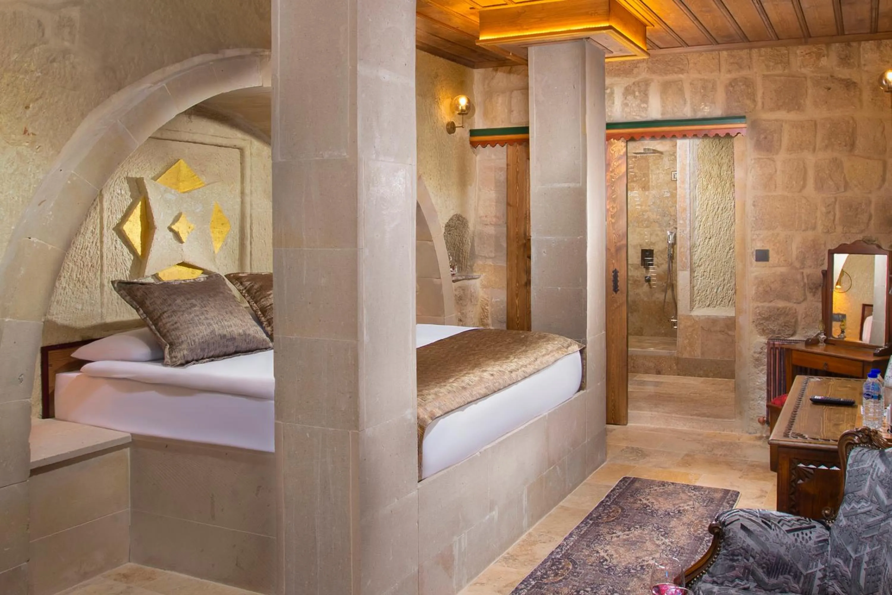 Bedroom, Bed in Dionysos Cave Cappadocia Hotel