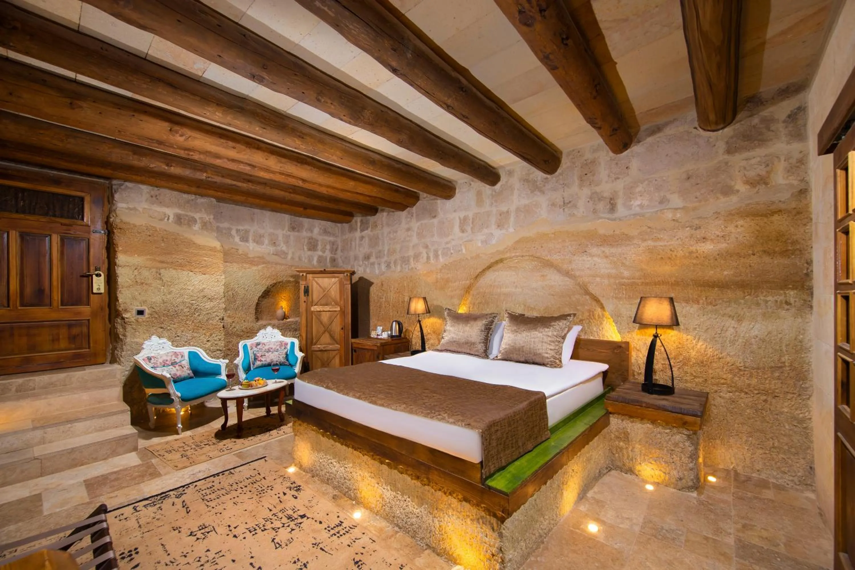 Bedroom, Bed in Dionysos Cave Cappadocia Hotel