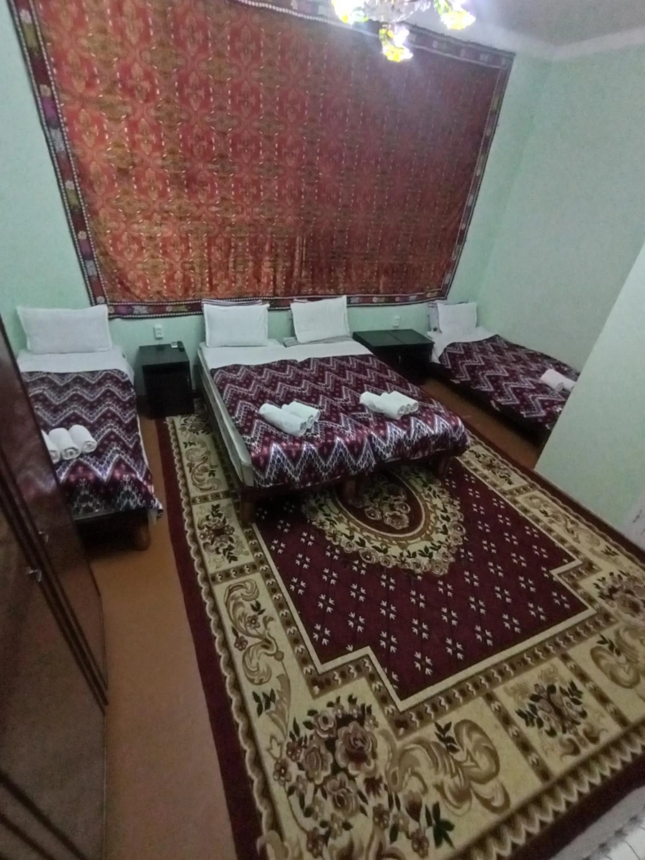 Bed in Hotel Registon Zargaron
