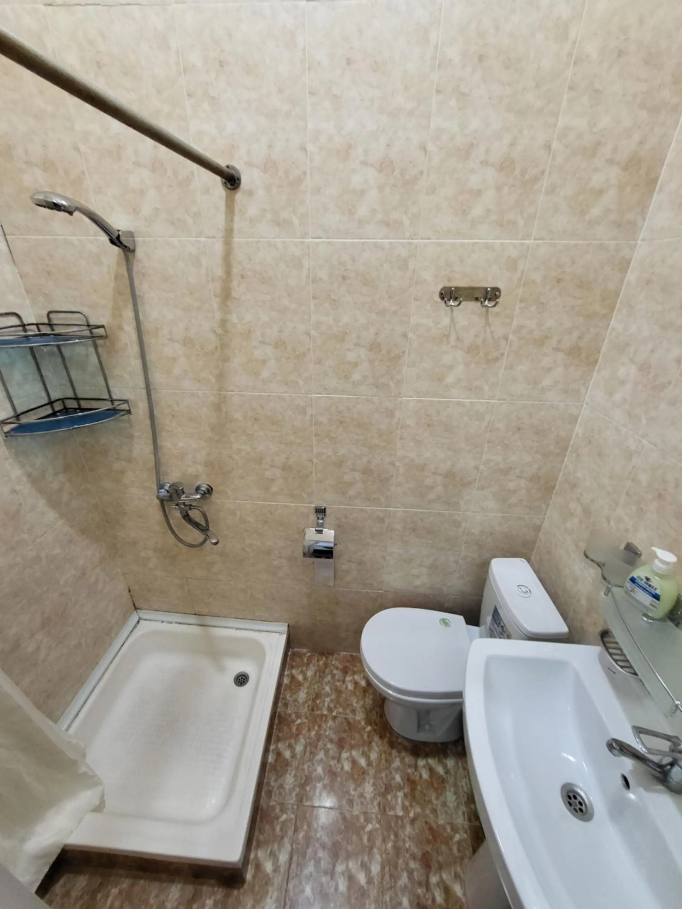 Shower in Hotel Registon Zargaron