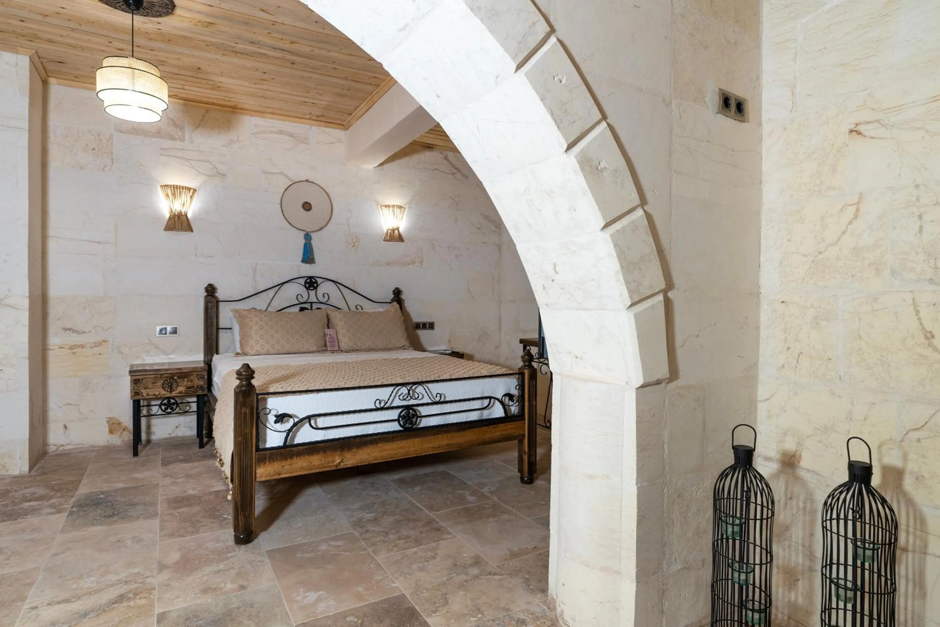 Bed in ASTARTE HOTEL