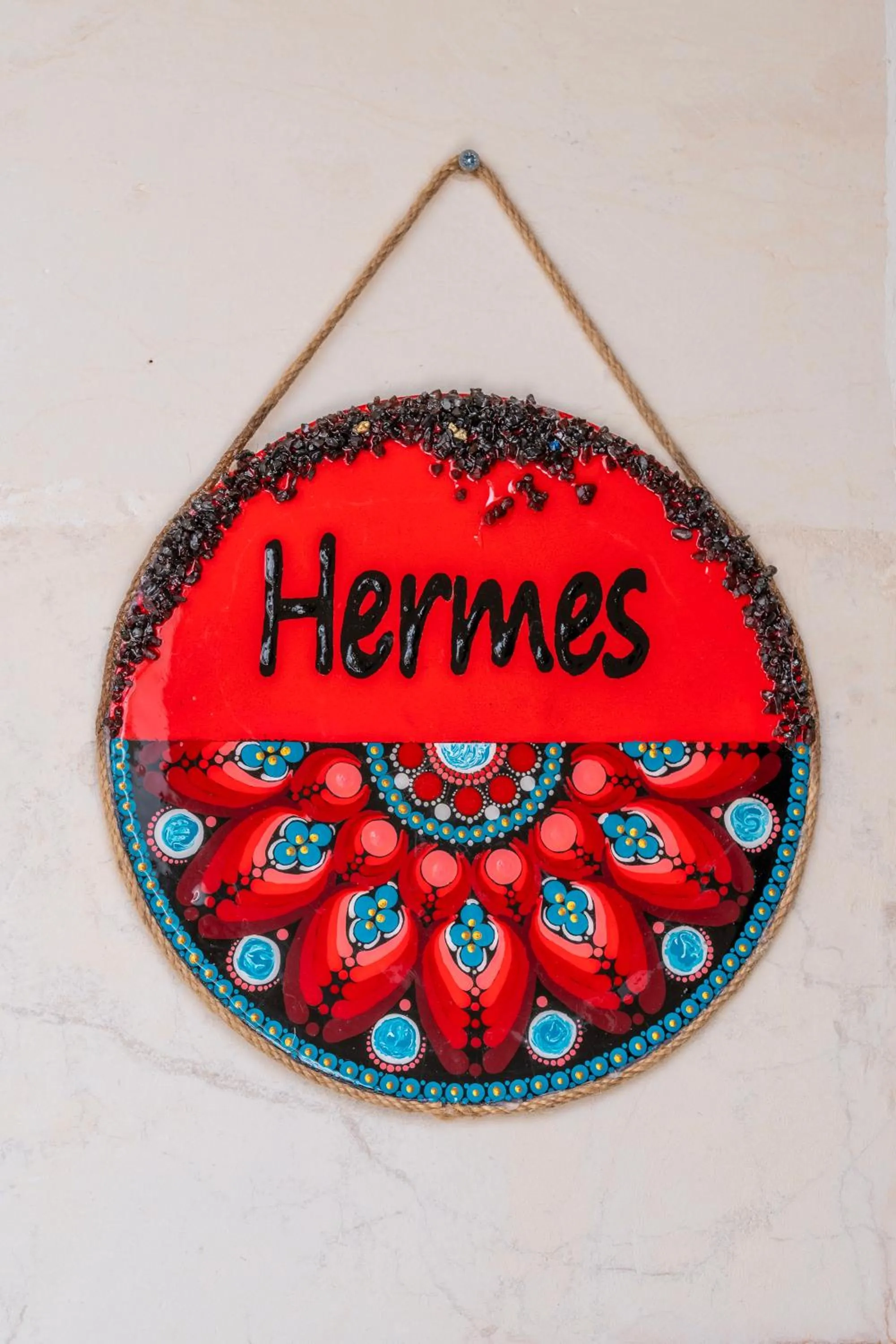 Decorative detail in ASTARTE HOTEL