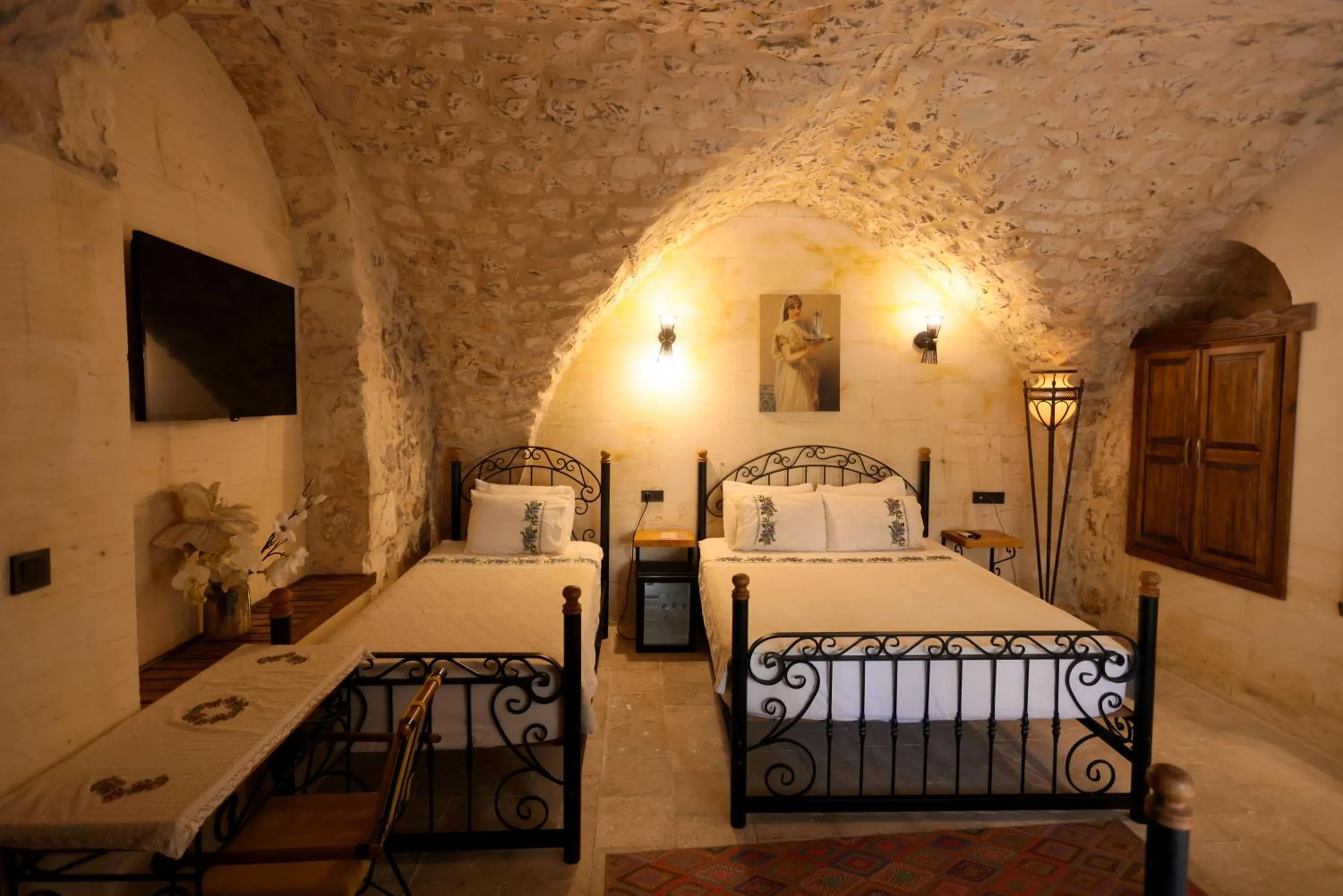 Bed in ASTARTE HOTEL