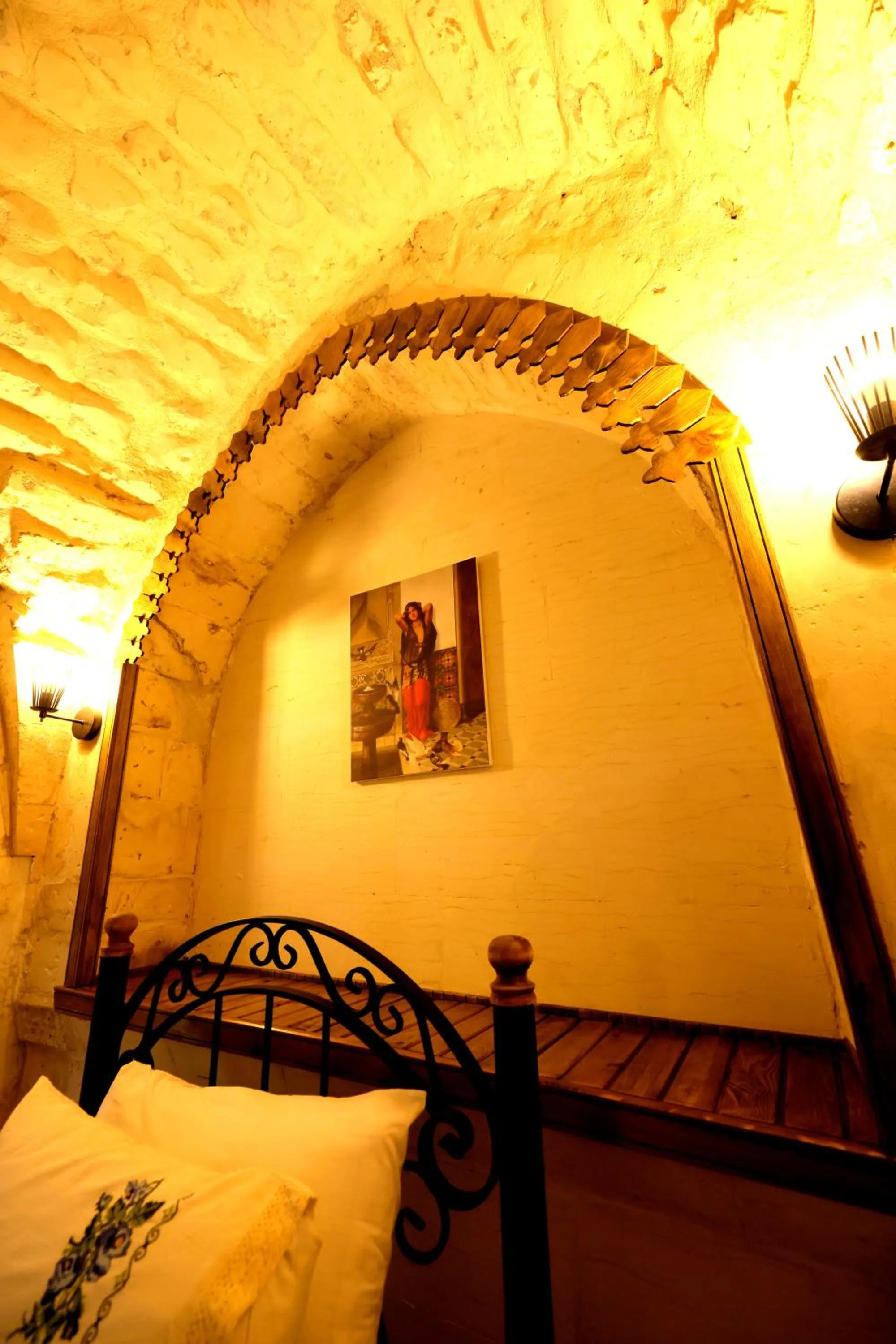 Decorative detail, Bed in ASTARTE HOTEL