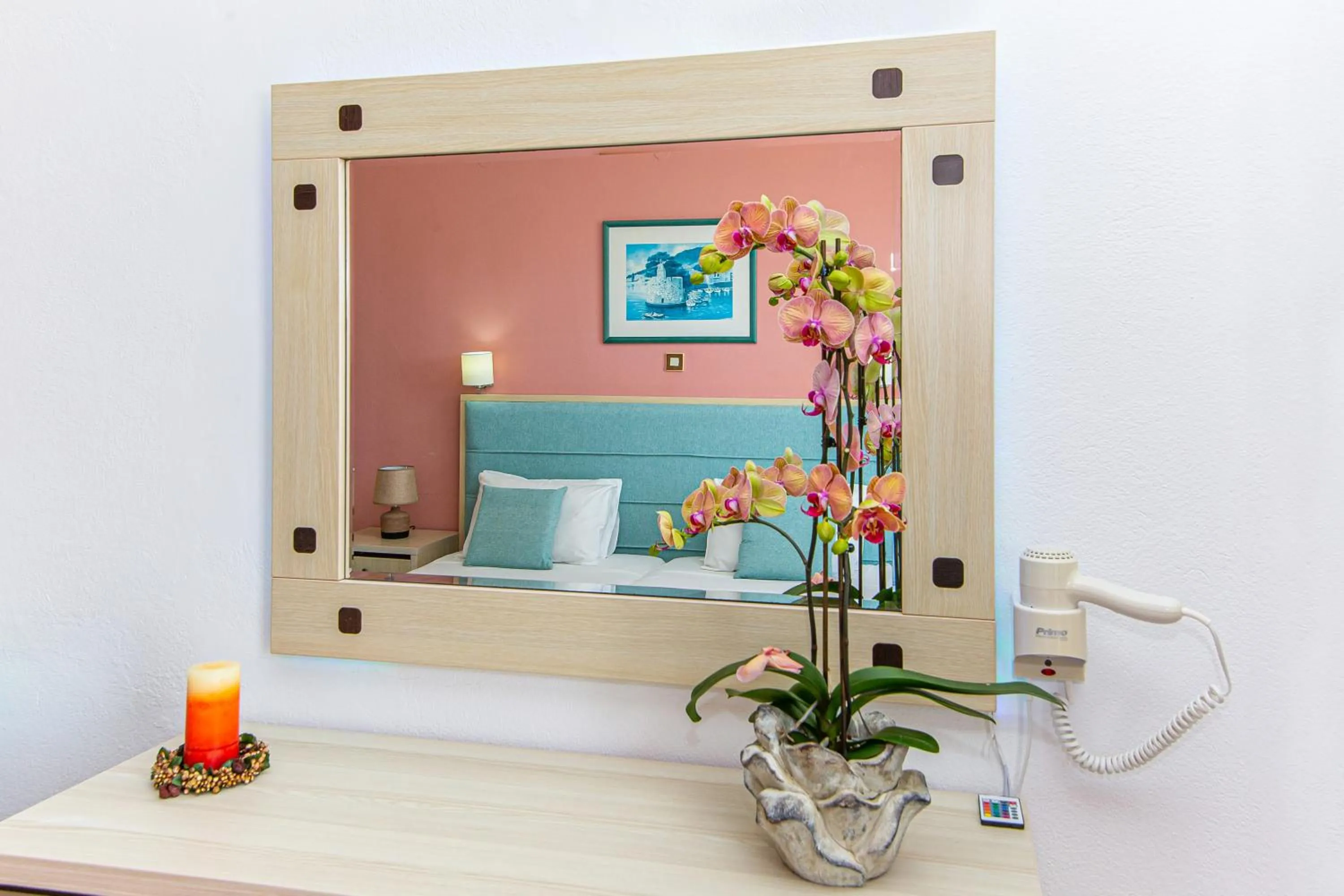 Bedroom in Theoni Apartments