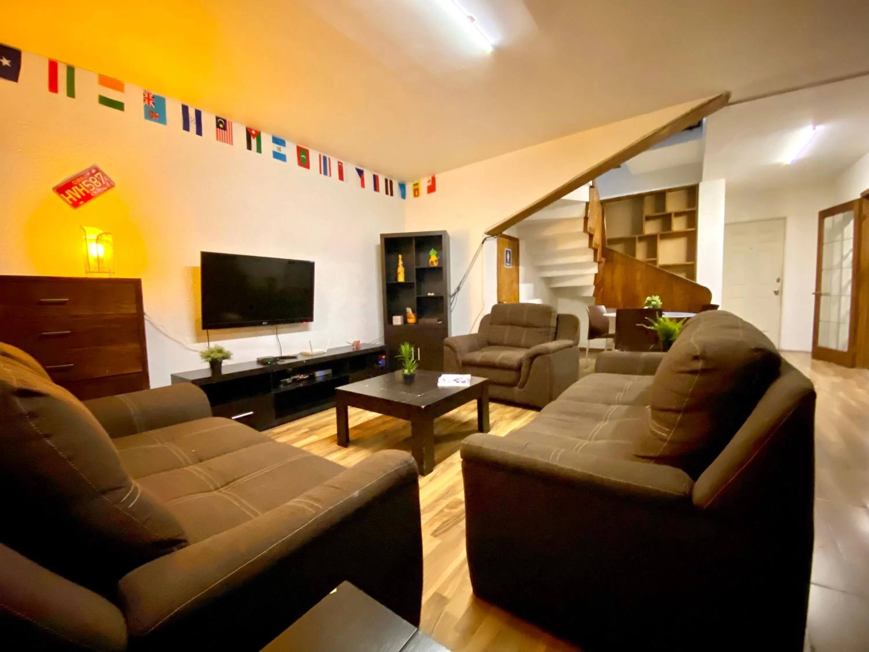 Living room in ROOMIES HOSTEL Condesa