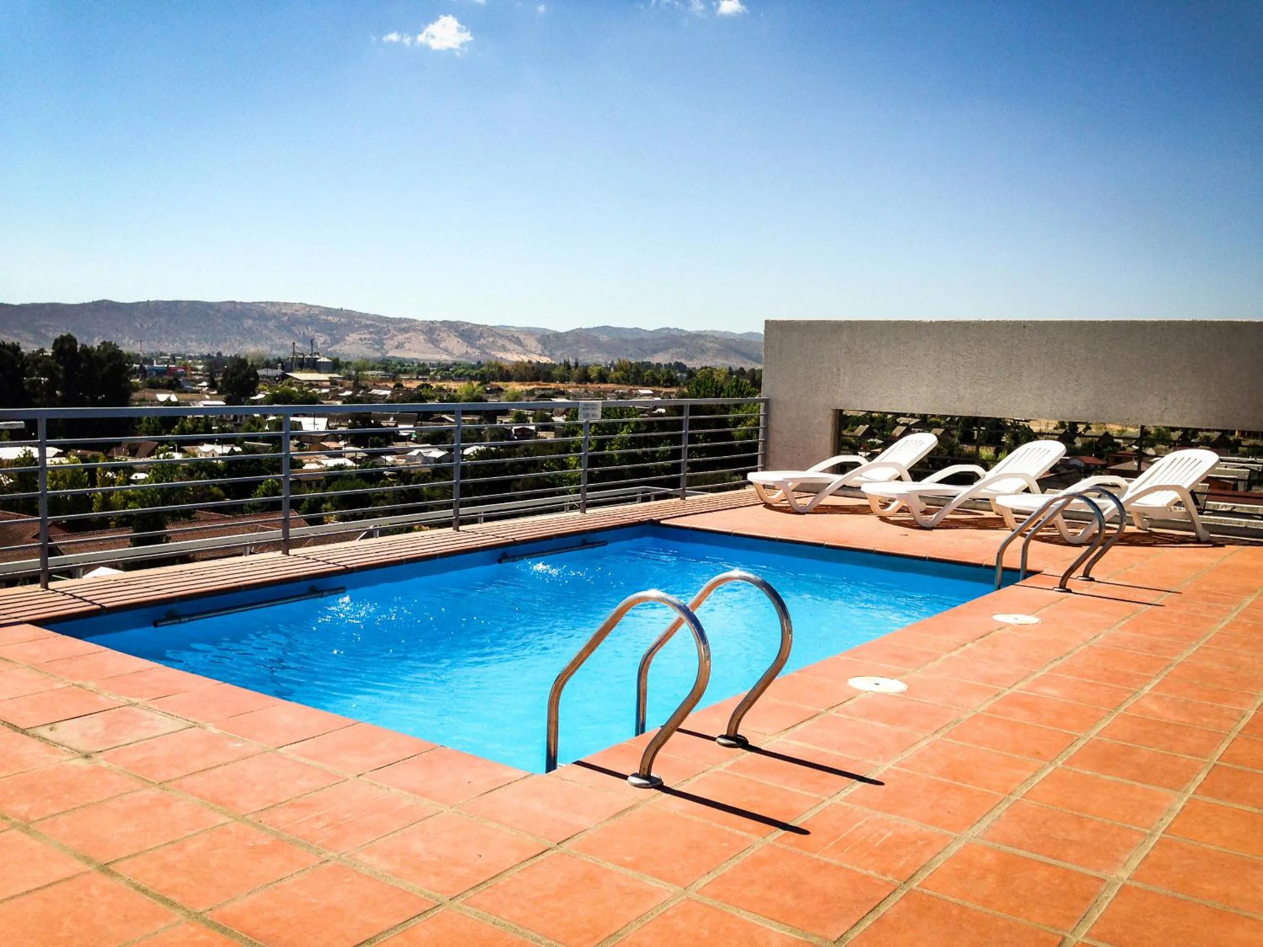 Swimming pool in Apartamentos Terrazas de Talca