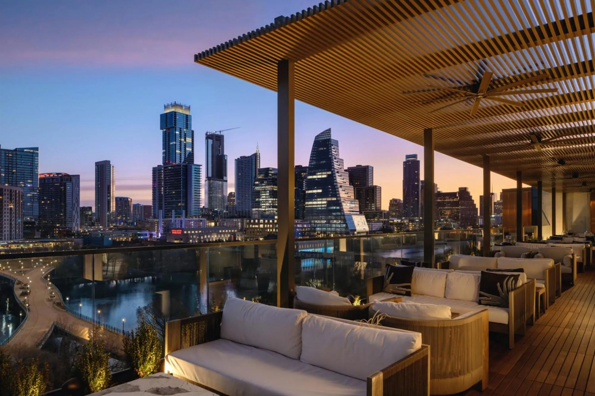 Patio in The Loren Hotel Austin