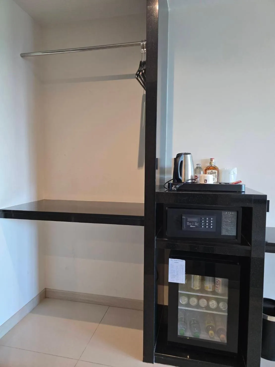 minibar in THE TJ HOTEL Pattaya