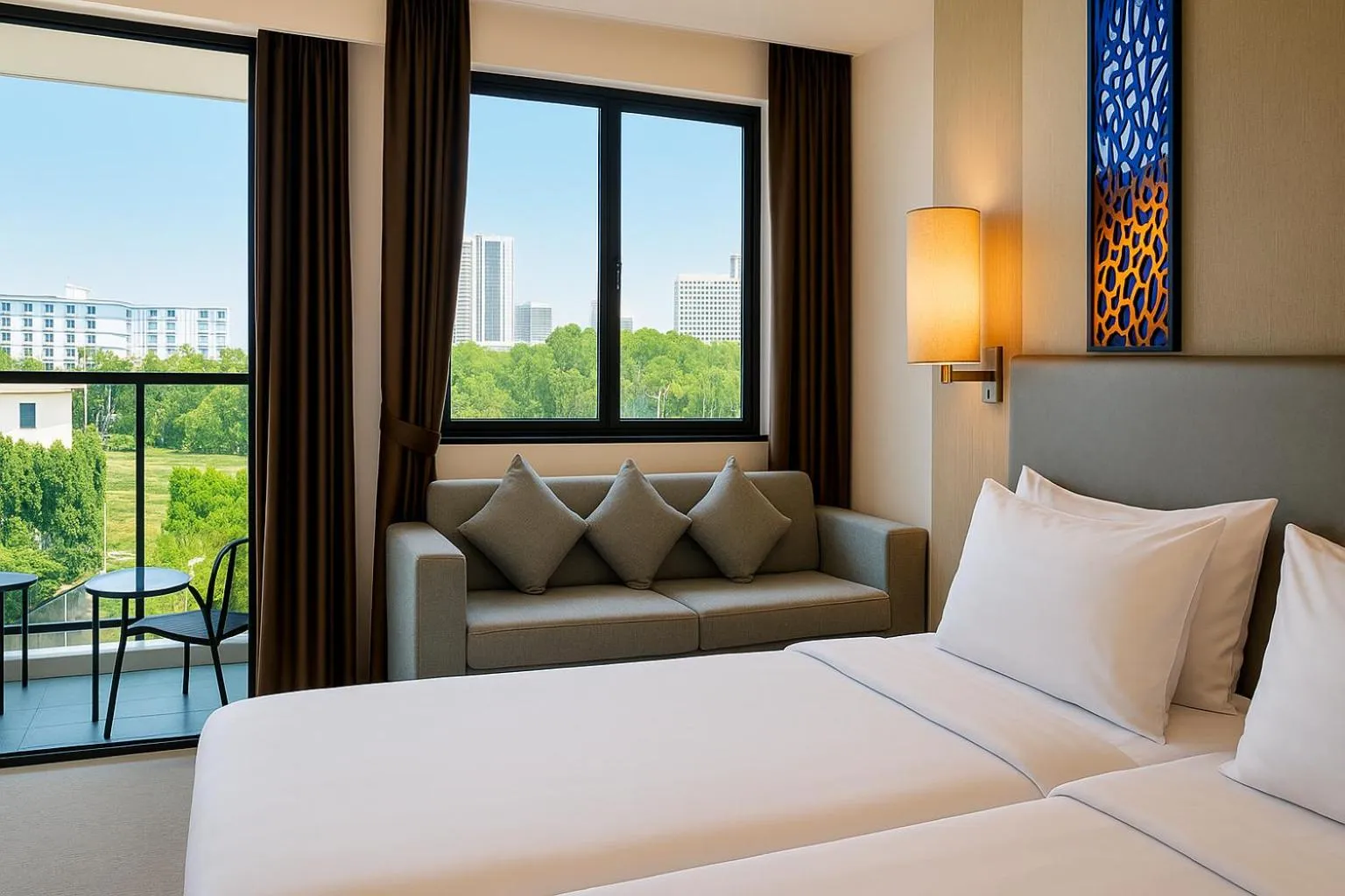 Bedroom, Bed in THE TJ HOTEL Pattaya