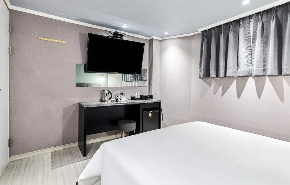 Bed in Hotel WO Yongsan Station Bed in Hotel WO Yongsan Station