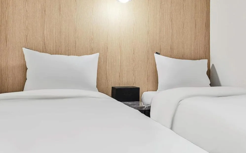 Bed in Hotel WO Yongsan Station