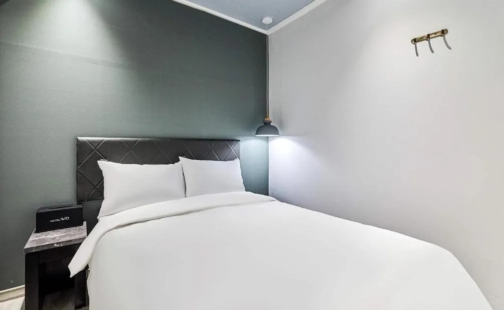 Bed in Hotel WO Yongsan Station