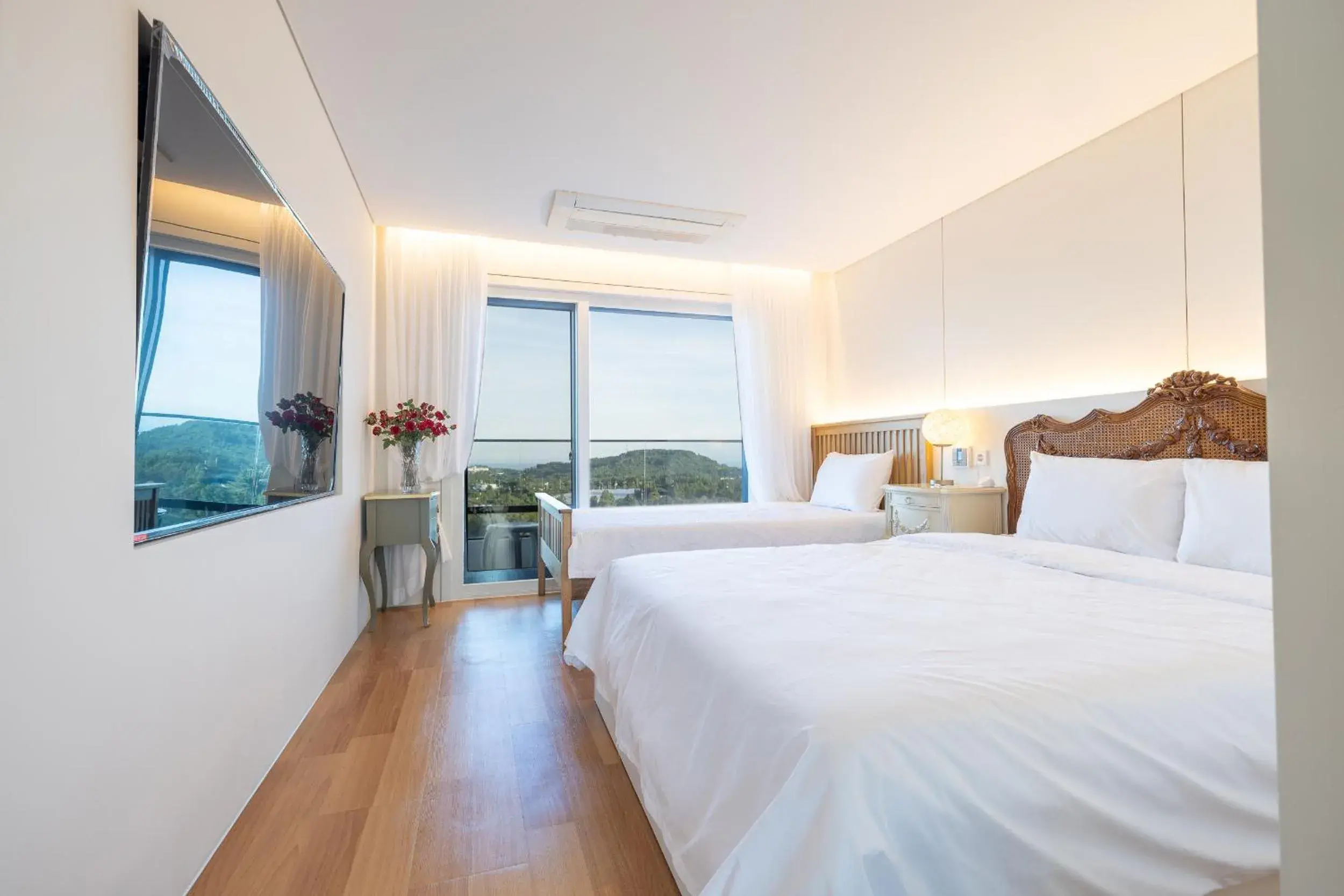 Bed in Jeju BunkerHotel&Resort Bed in Jeju BunkerHotel&Resort