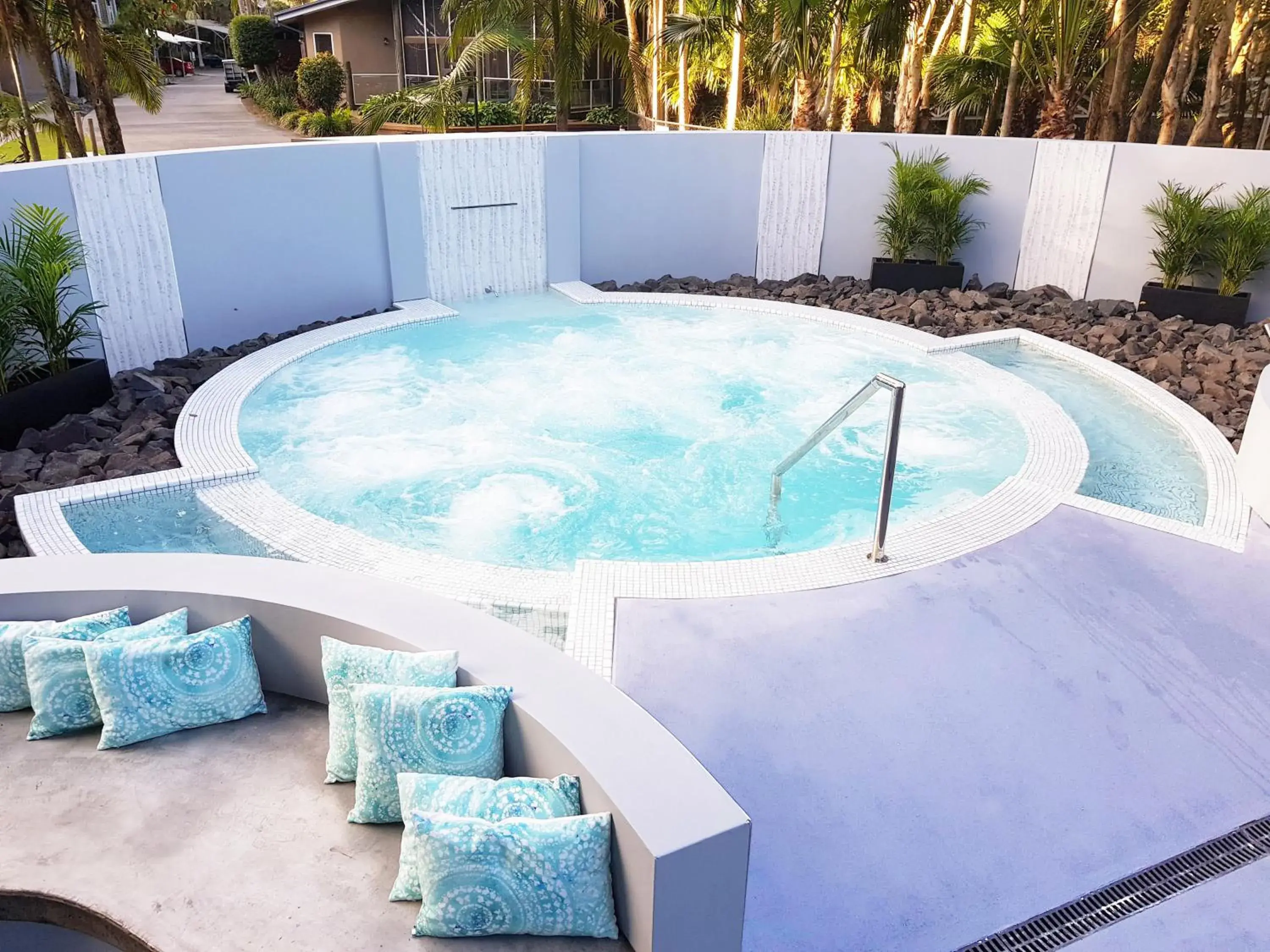 Hot Tub in NRMA Angourie Resort, Yamba Hot Tub in NRMA Angourie Resort, Yamba
