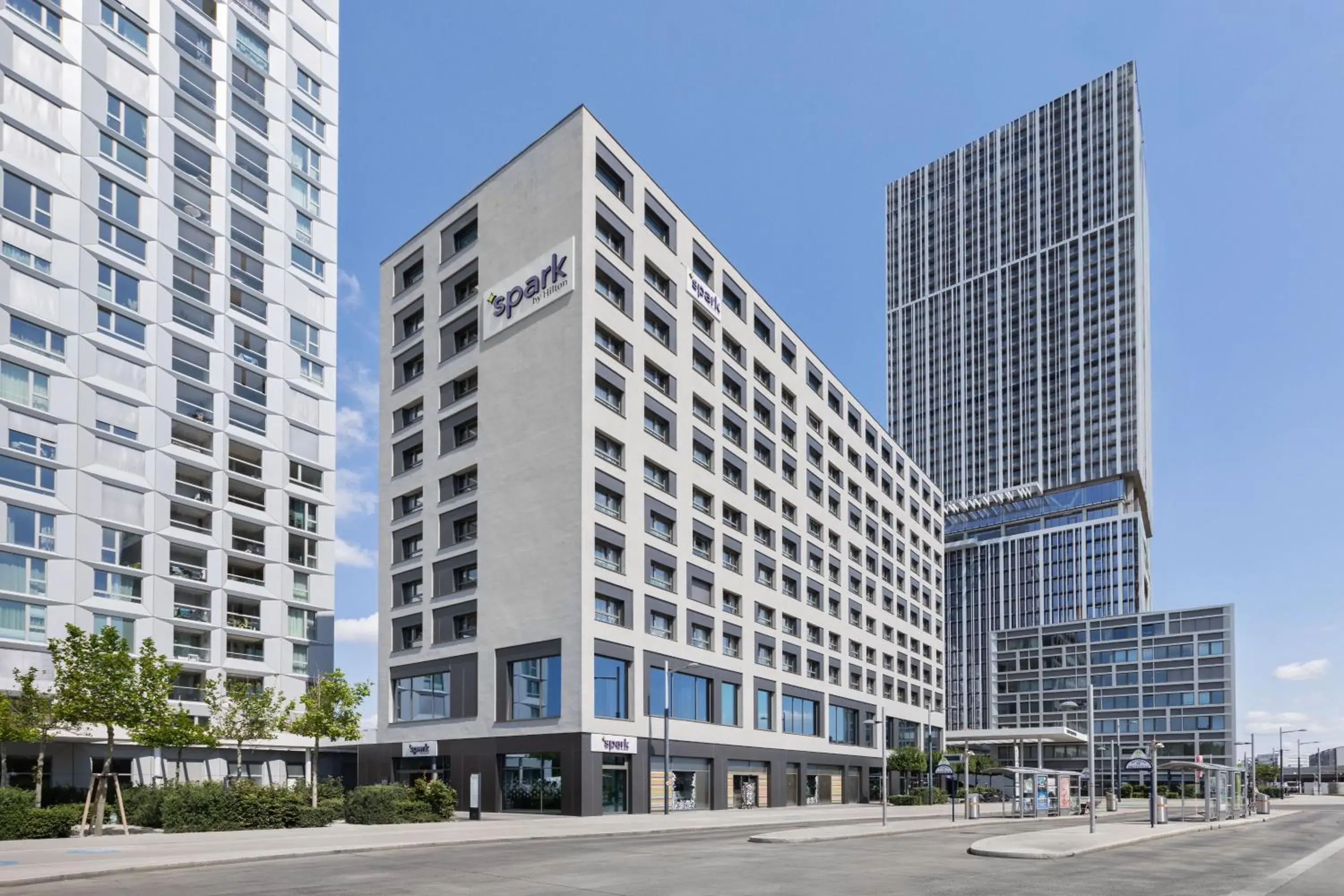 Property building in Spark by Hilton Vienna Donaustadt Property building in Spark by Hilton Vienna Donaustadt